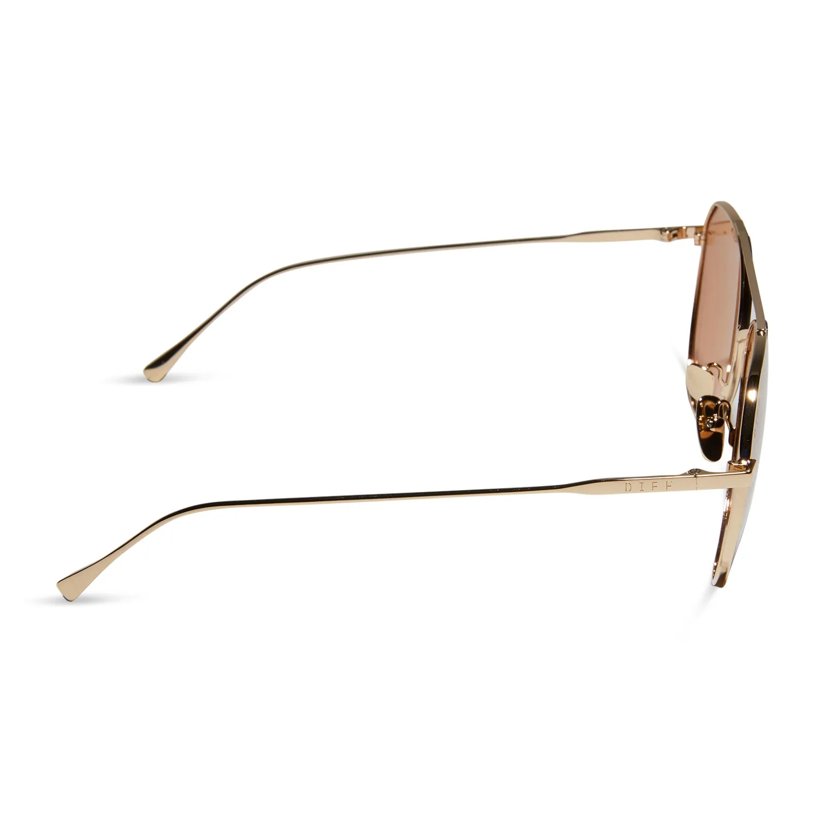 DASH XS - GOLD + HONEY CRYSTAL FLASH SUNGLASSES sold by Diff Eyewear product image thumbnail 3