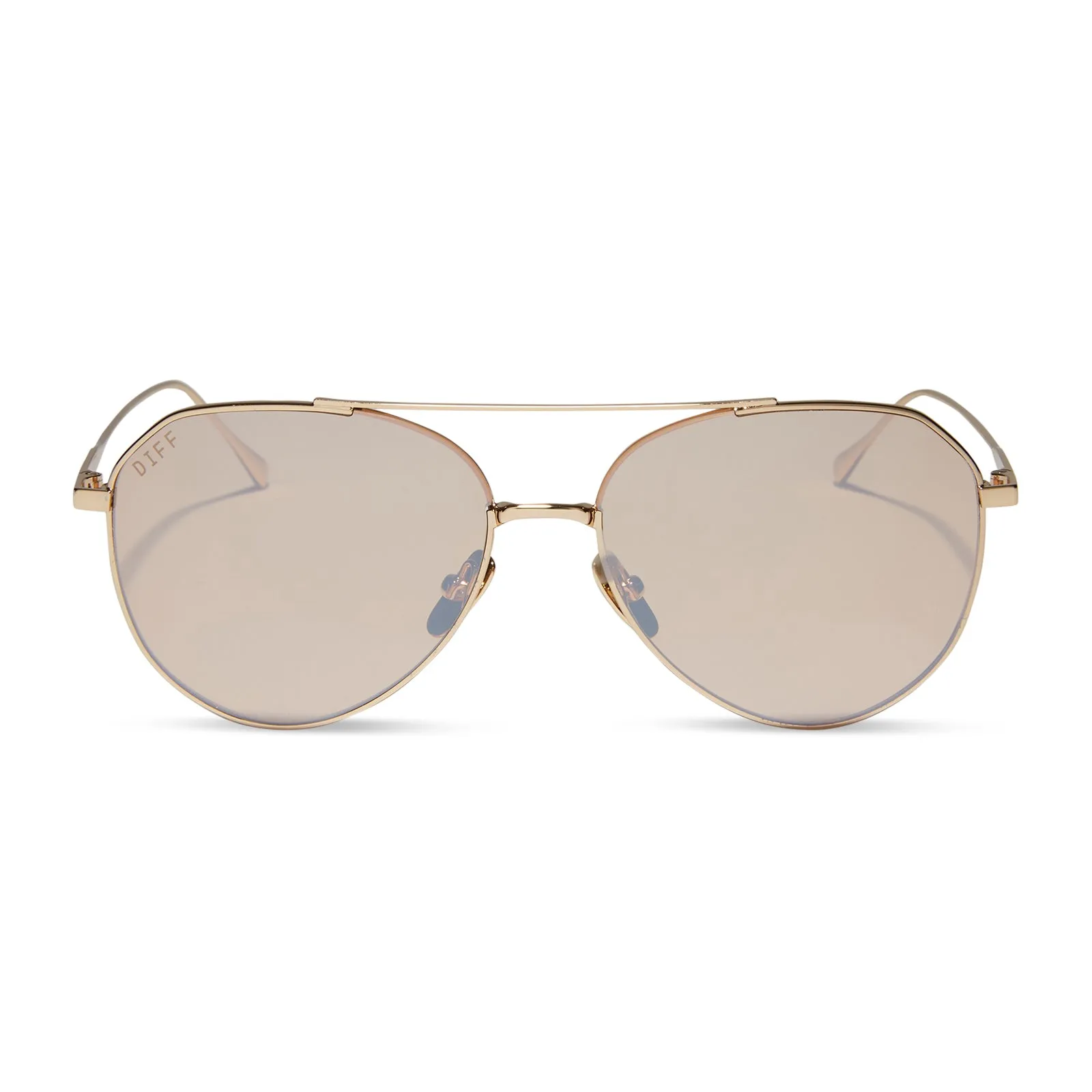 DASH XS - GOLD + HONEY CRYSTAL FLASH SUNGLASSES sold by Diff Eyewear