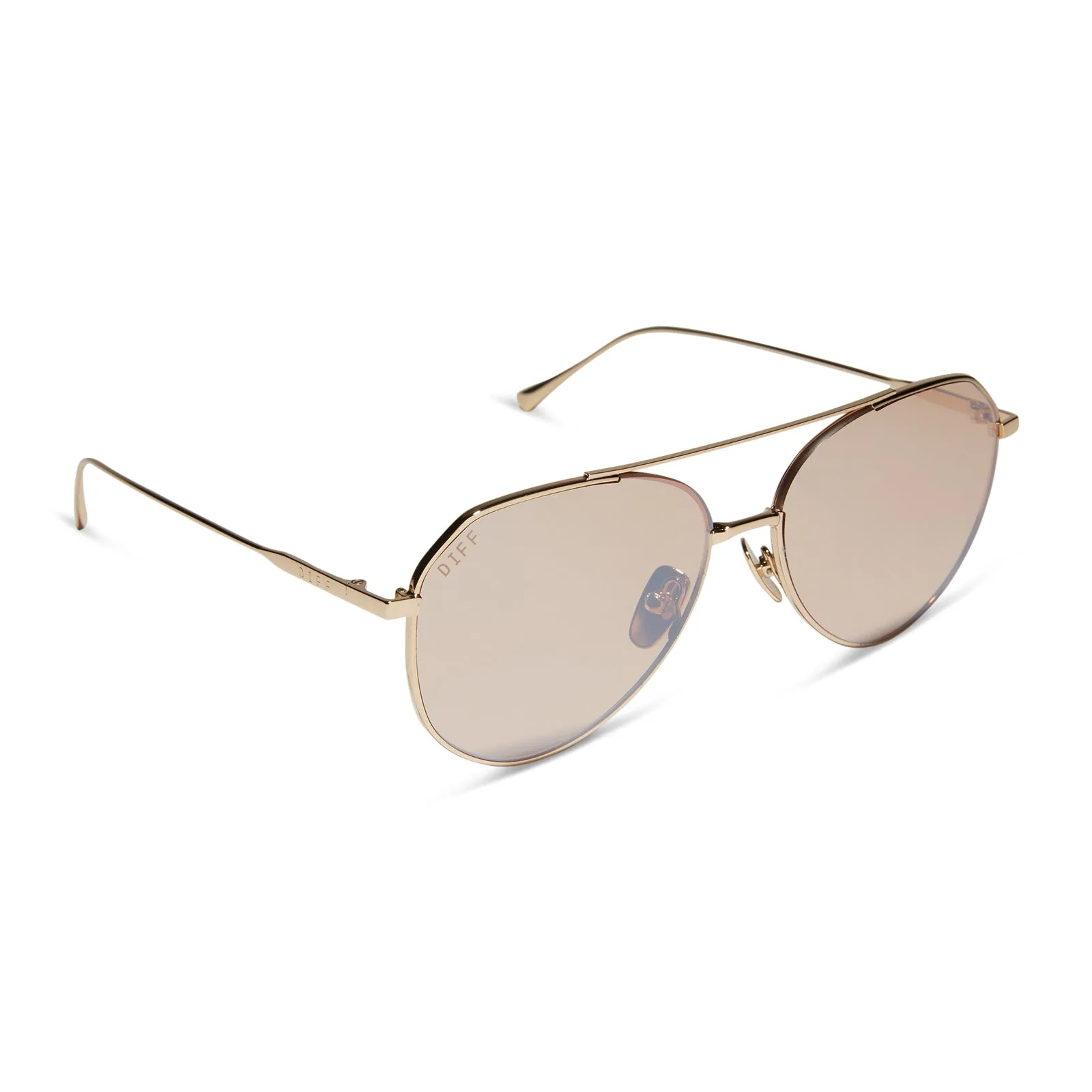 DASH XS - GOLD + HONEY CRYSTAL FLASH SUNGLASSES sold by Diff Eyewear product image thumbnail 2