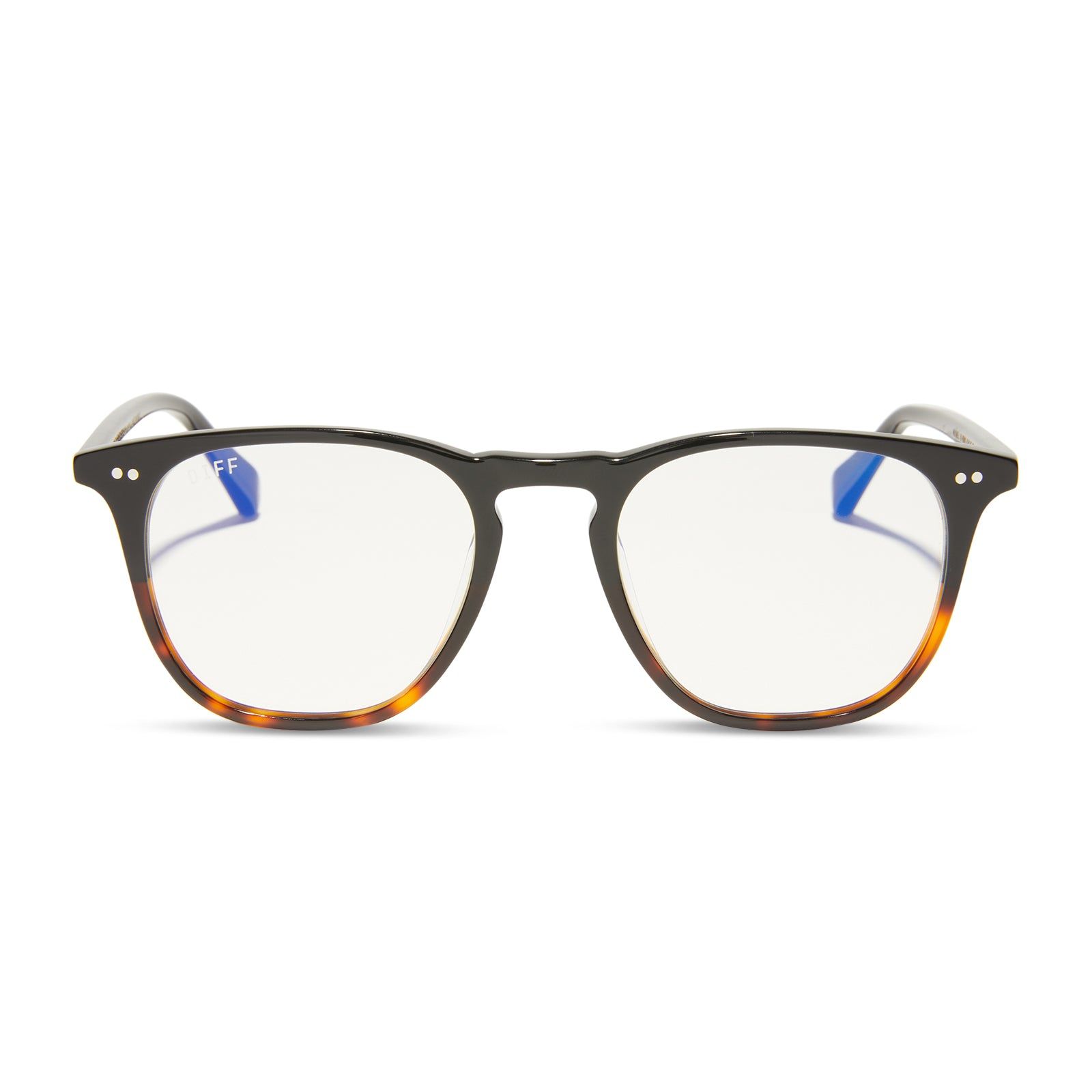 MAXWELL - BLACK TORTOISE + BLUE LIGHT TECHNOLOGY GLASSES sold by Diff Eyewear
