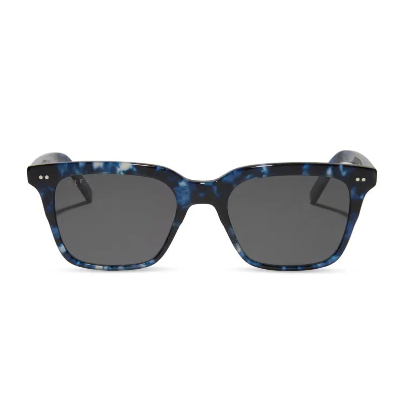 BILLIE - MIDNIGHT MARBLE + GREY + POLARIZED SUNGLASSES sold by Diff Eyewear