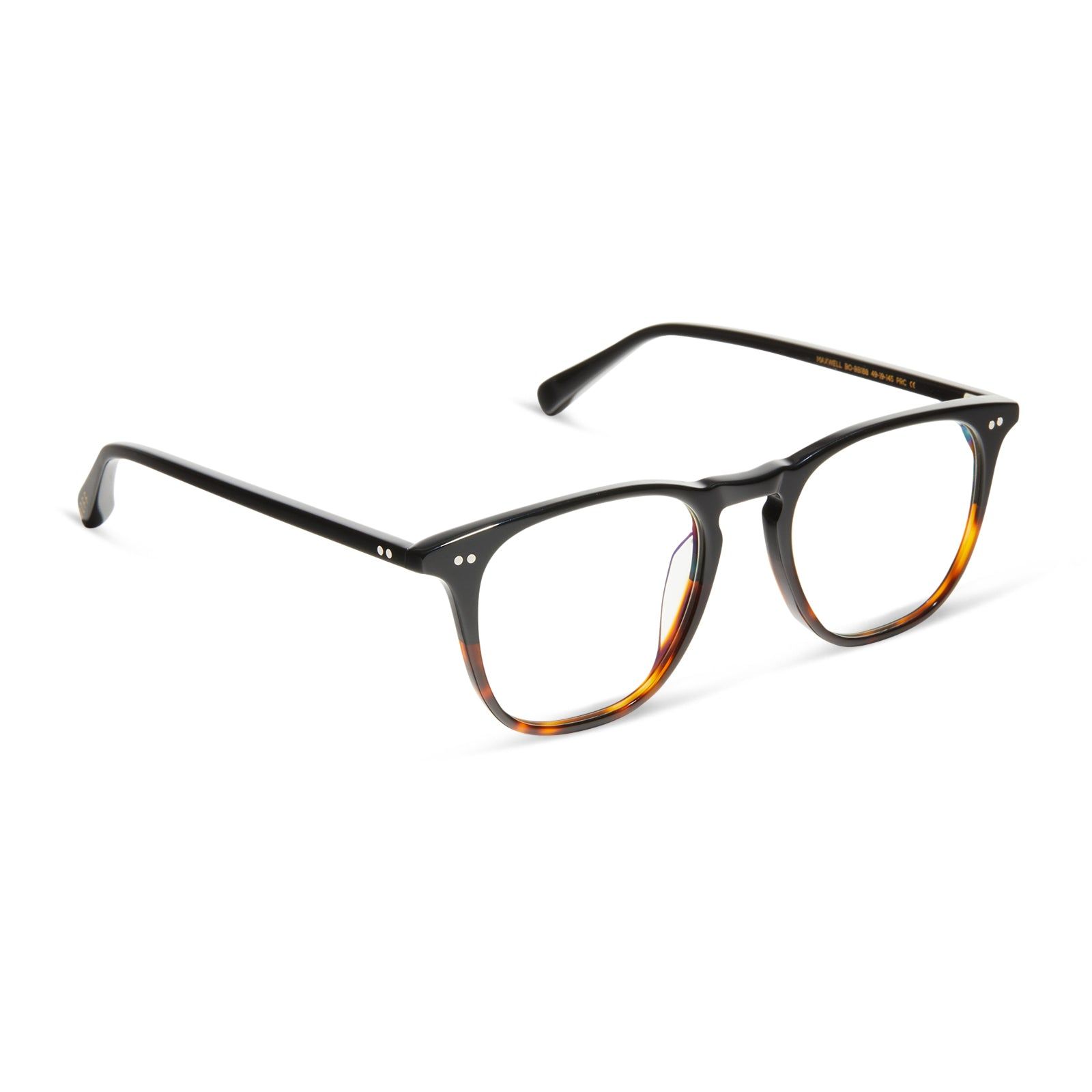 MAXWELL - BLACK TORTOISE + BLUE LIGHT TECHNOLOGY GLASSES sold by Diff Eyewear product image thumbnail 2