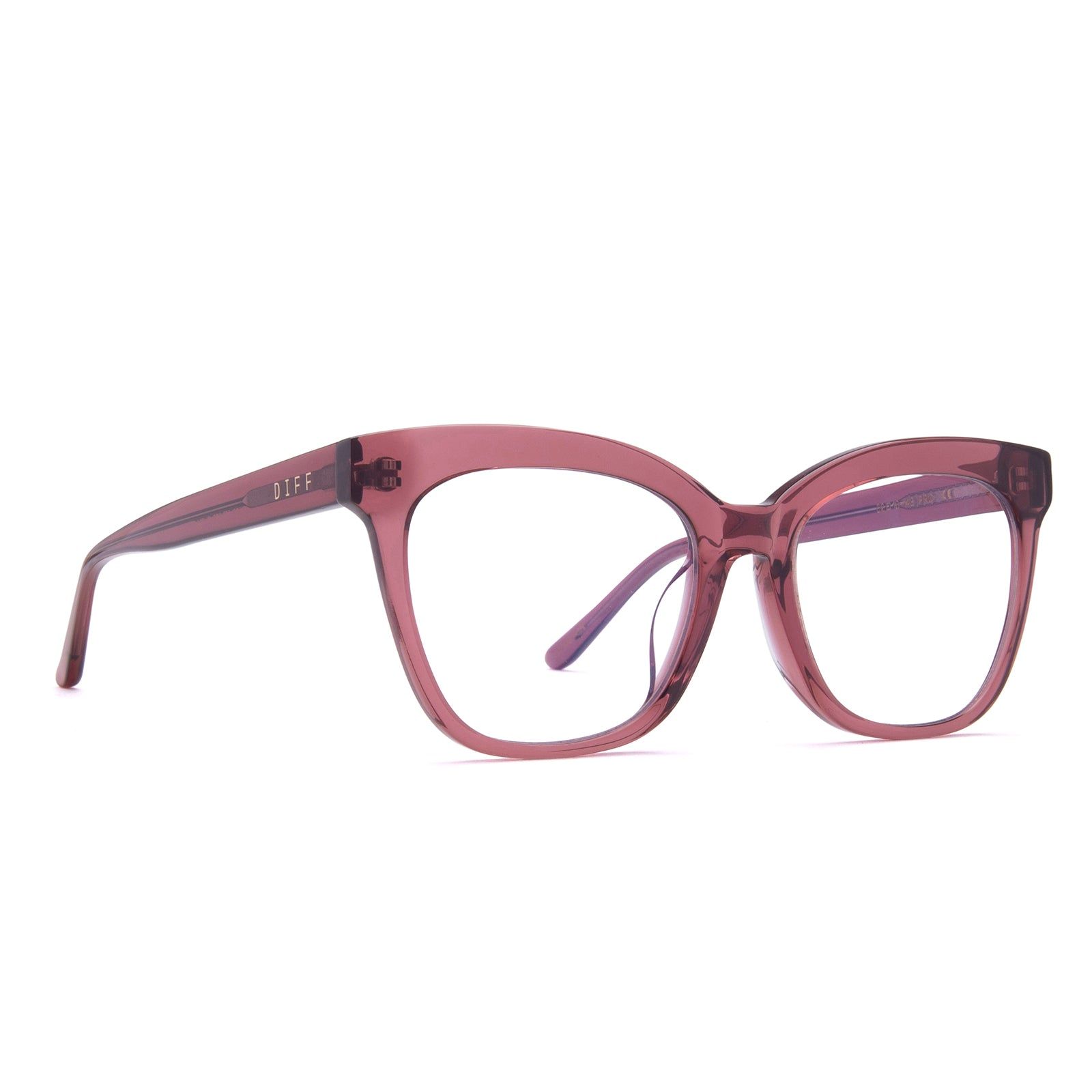 WINSTON - MULBERRY + BLUE LIGHT TECHNOLOGY GLASSES sold by Diff Eyewear product image thumbnail 2
