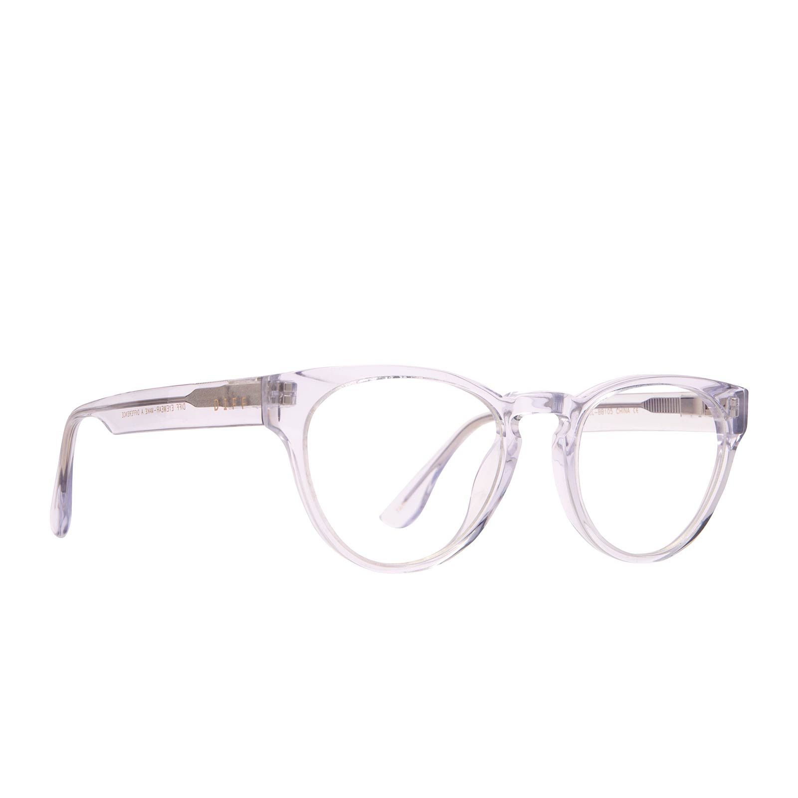 TARA - CLEAR + BLUE LIGHT TECHNOLOGY CLEAR GLASSES sold by Diff Eyewear product image thumbnail 2