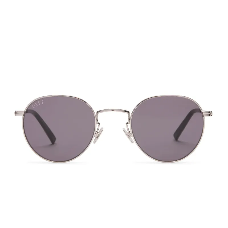 LEVI - SILVER + GREY SUNGLASSES sold by Diff Eyewear