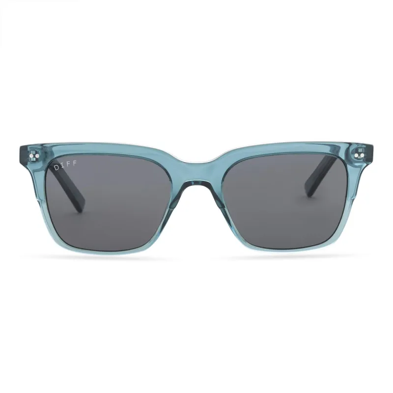 BILLIE - PURE BLUE TORTOISE GREY POLARIZED SUNGLASSES sold by Diff Eyewear