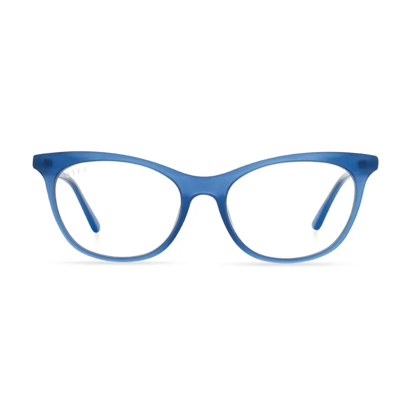 JADE - AEGEAN BLUE CRYSTAL + BLUE LIGHT TECHNOLOGY GLASSES sold by Diff Eyewear