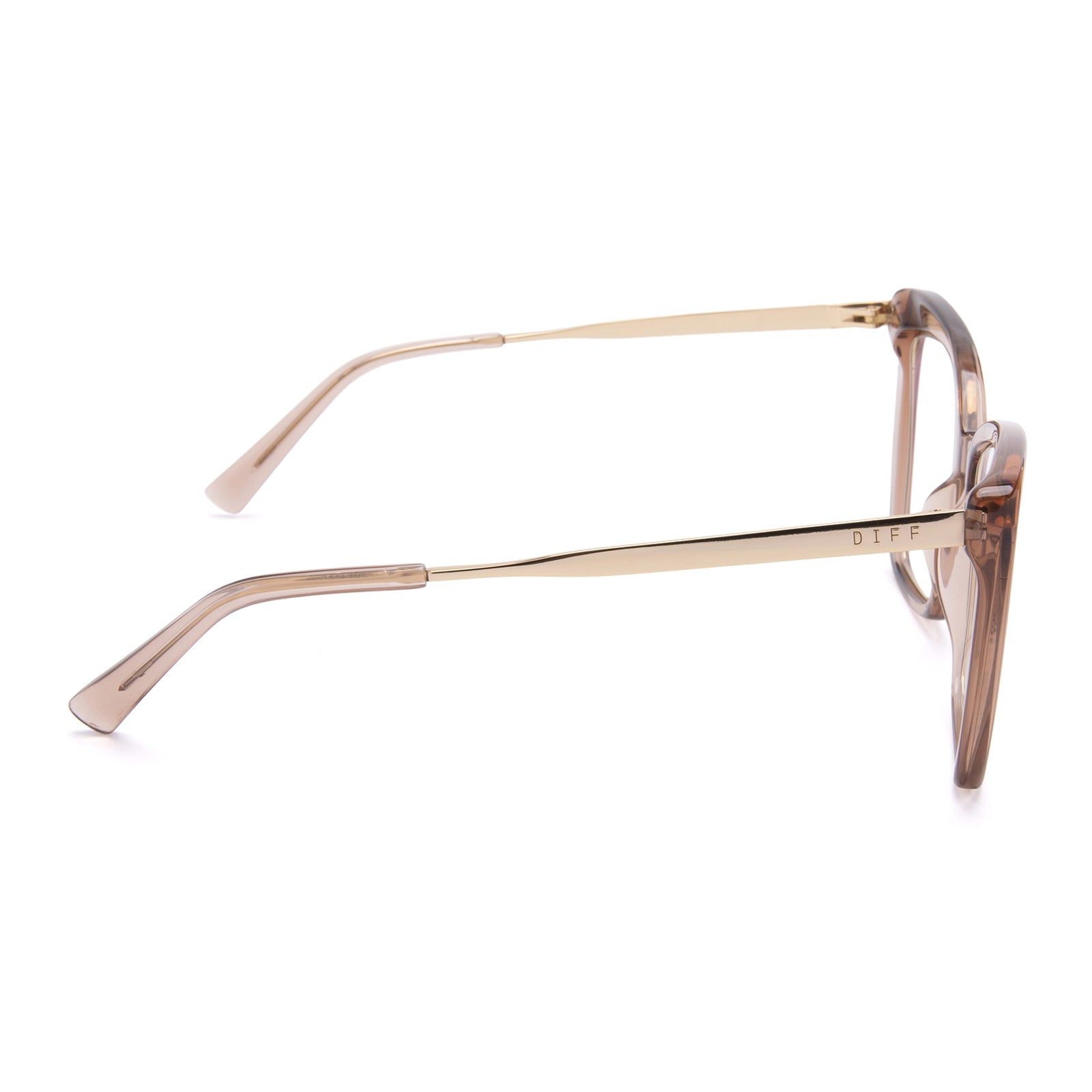 BECKY IV - CAFE OLE + BLUE LIGHT TECHNOLOGY GLASSES sold by Diff Eyewear product image thumbnail 4