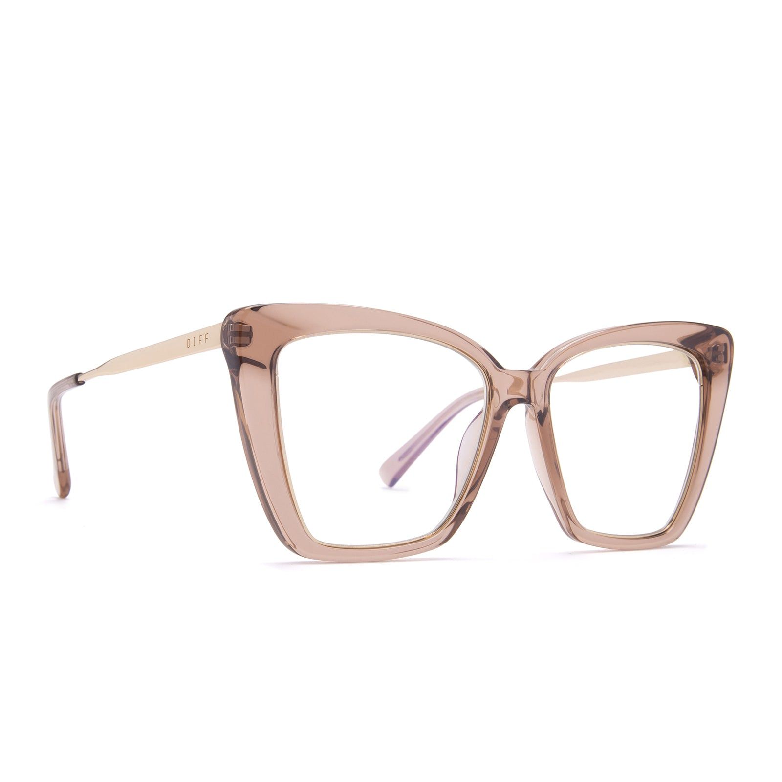 BECKY IV - CAFE OLE + BLUE LIGHT TECHNOLOGY GLASSES sold by Diff Eyewear product image thumbnail 2