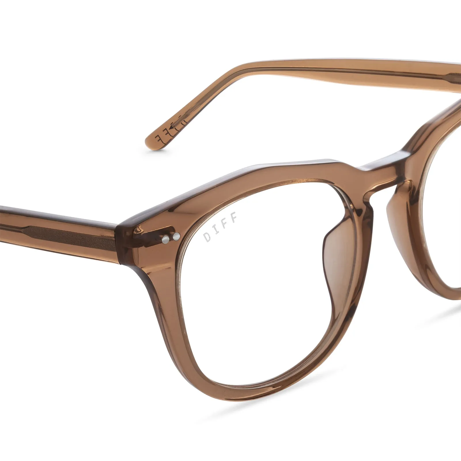 WESTON - DUNES CRYSTAL + BLUE LIGHT TECHNOLOGY GLASSES sold by Diff Eyewear product image thumbnail 2