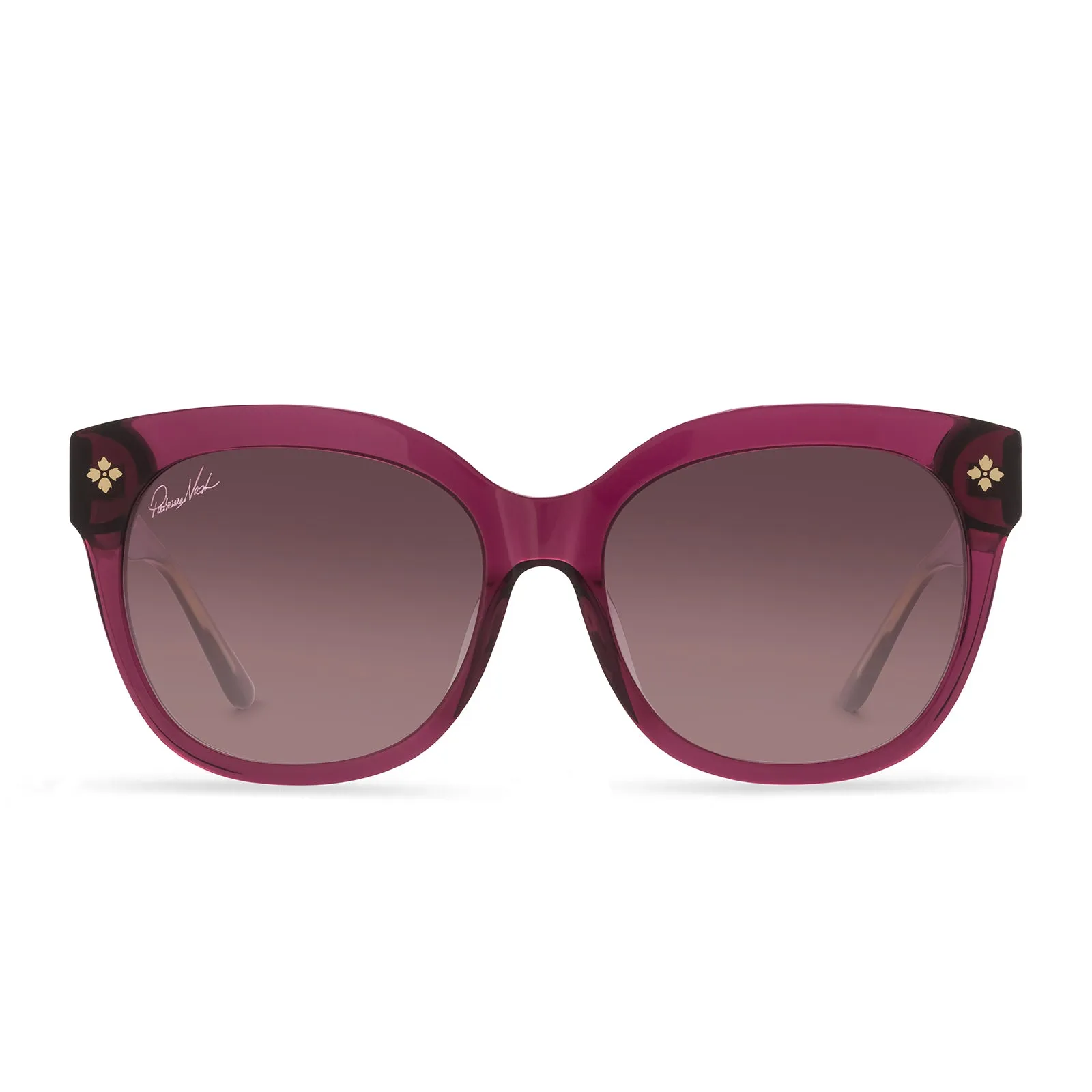 PATRICIA NASH - AUDREY + WINE CRYSTAL + WINE GRADIENT SUNGLASSES sold by Diff Eyewear