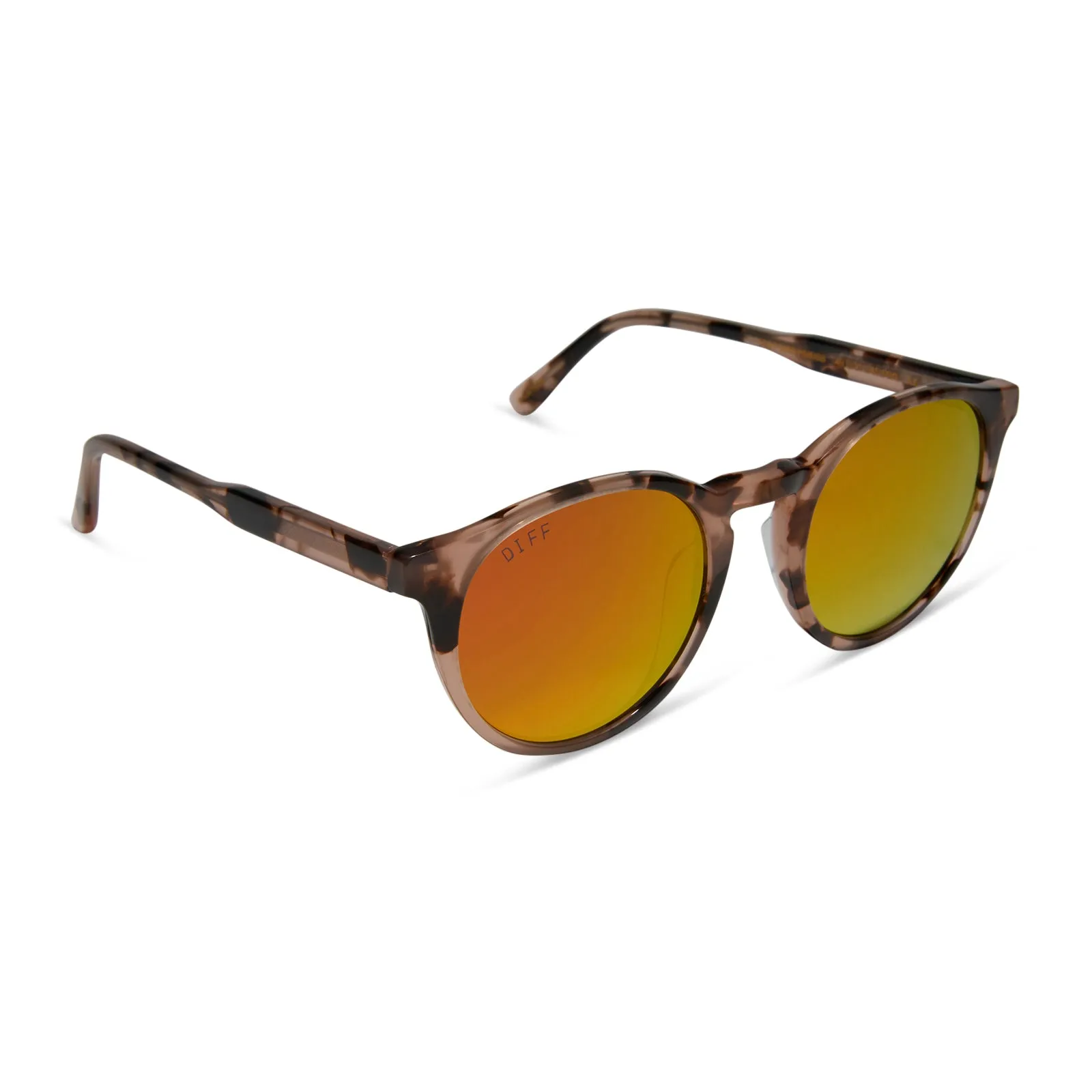 SAWYER - HIMALAYAN TORTOISE + SUNSET MIRROR SUNGLASSES sold by Diff Eyewear product image thumbnail 2