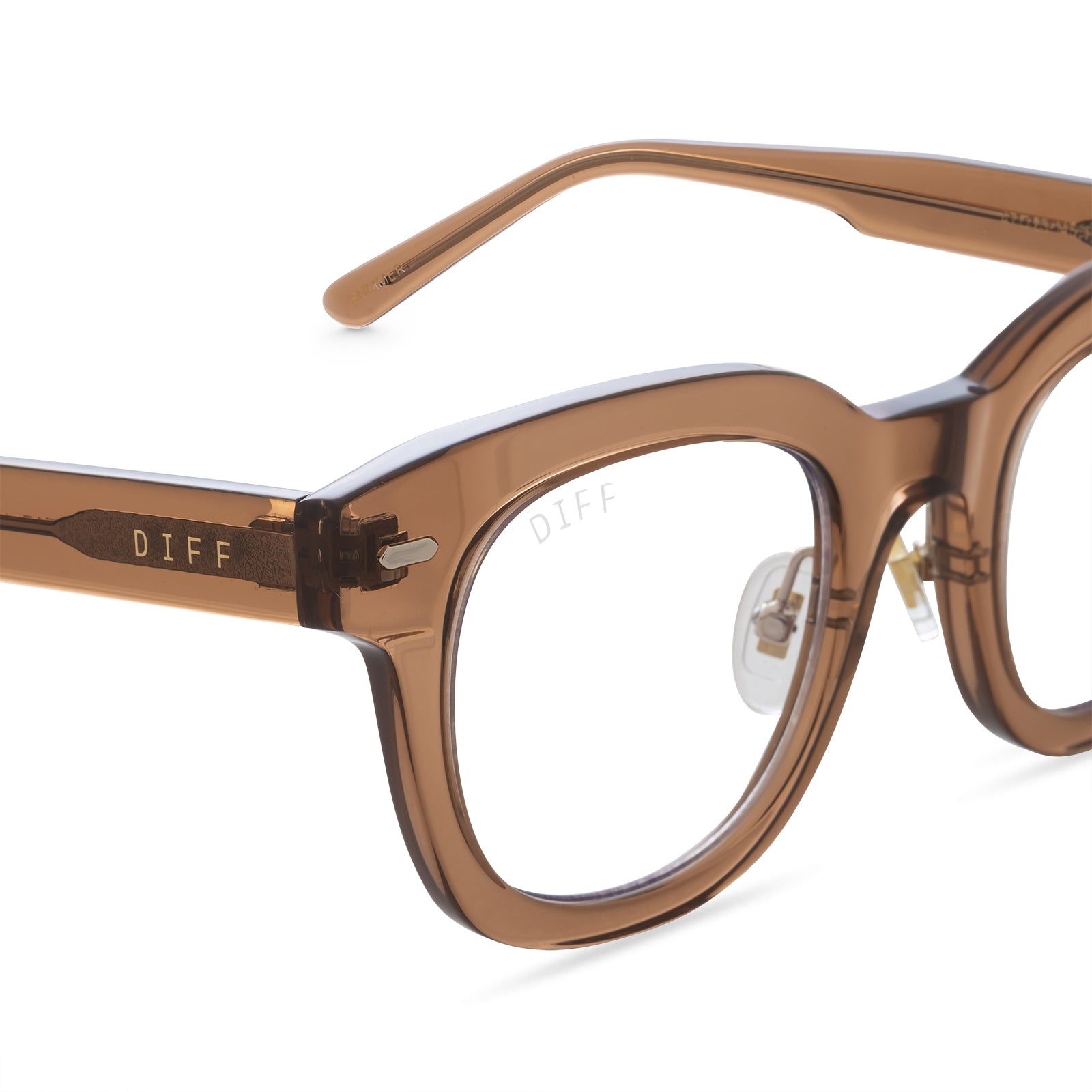 SUMMER - DUNES CRYSTAL + CLEAR GLASSES sold by Diff Eyewear product image thumbnail 3