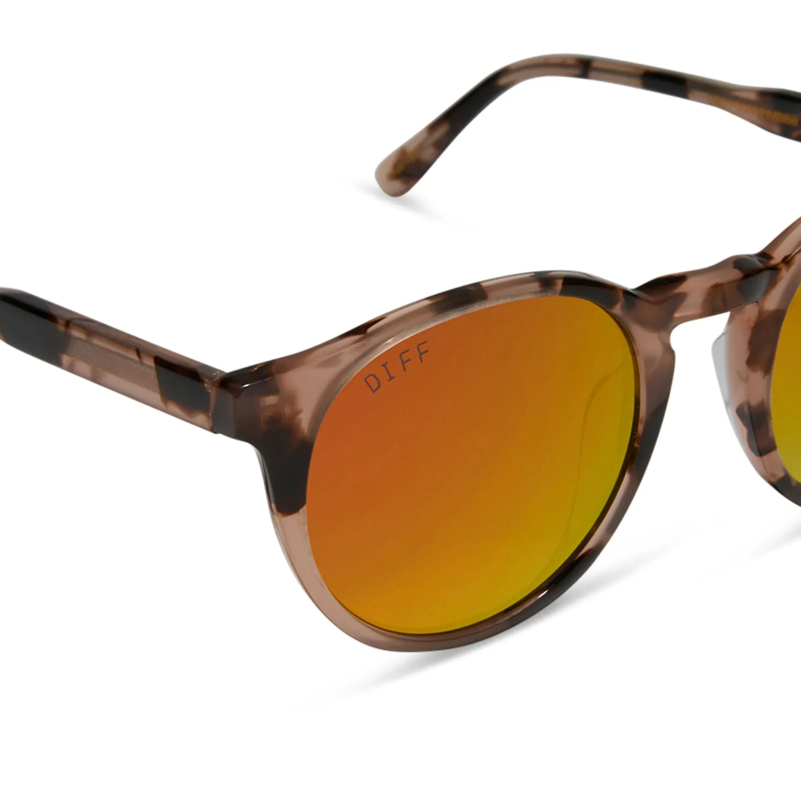 SAWYER - HIMALAYAN TORTOISE + SUNSET MIRROR SUNGLASSES sold by Diff Eyewear product image thumbnail 4