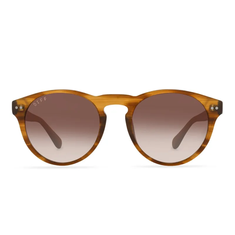 CODY - GOLDEN HARVEST + BROWN GRADIENT + POLARIZED SUNGLASSES sold by Diff Eyewear