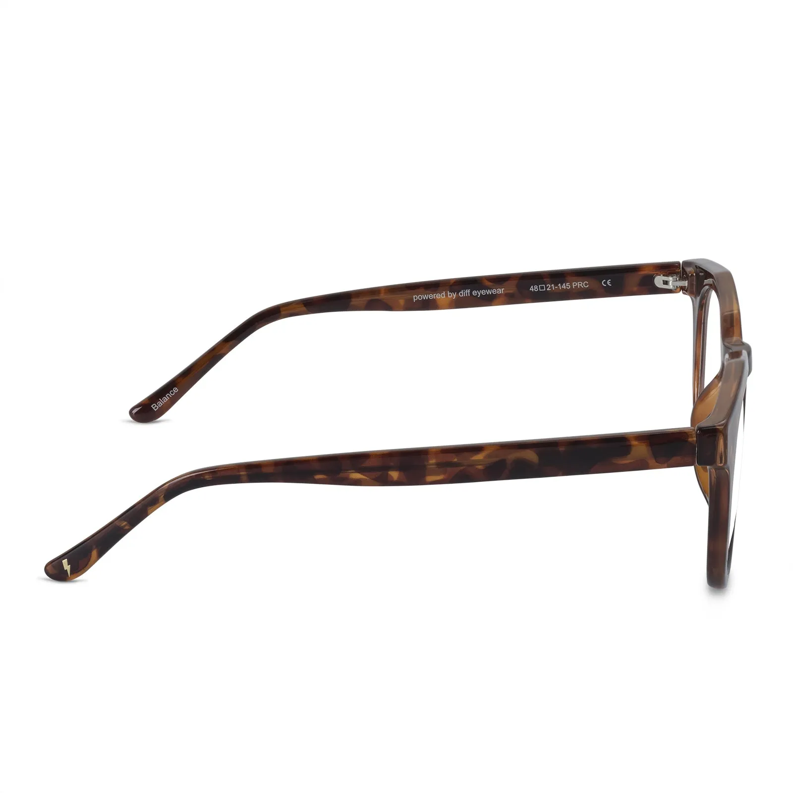WOMEN'S HEALTH BALANCE - CARAMEL TORTOISE + BLUE LIGHT TECHNOLOGY sold by Diff Eyewear product image thumbnail 4
