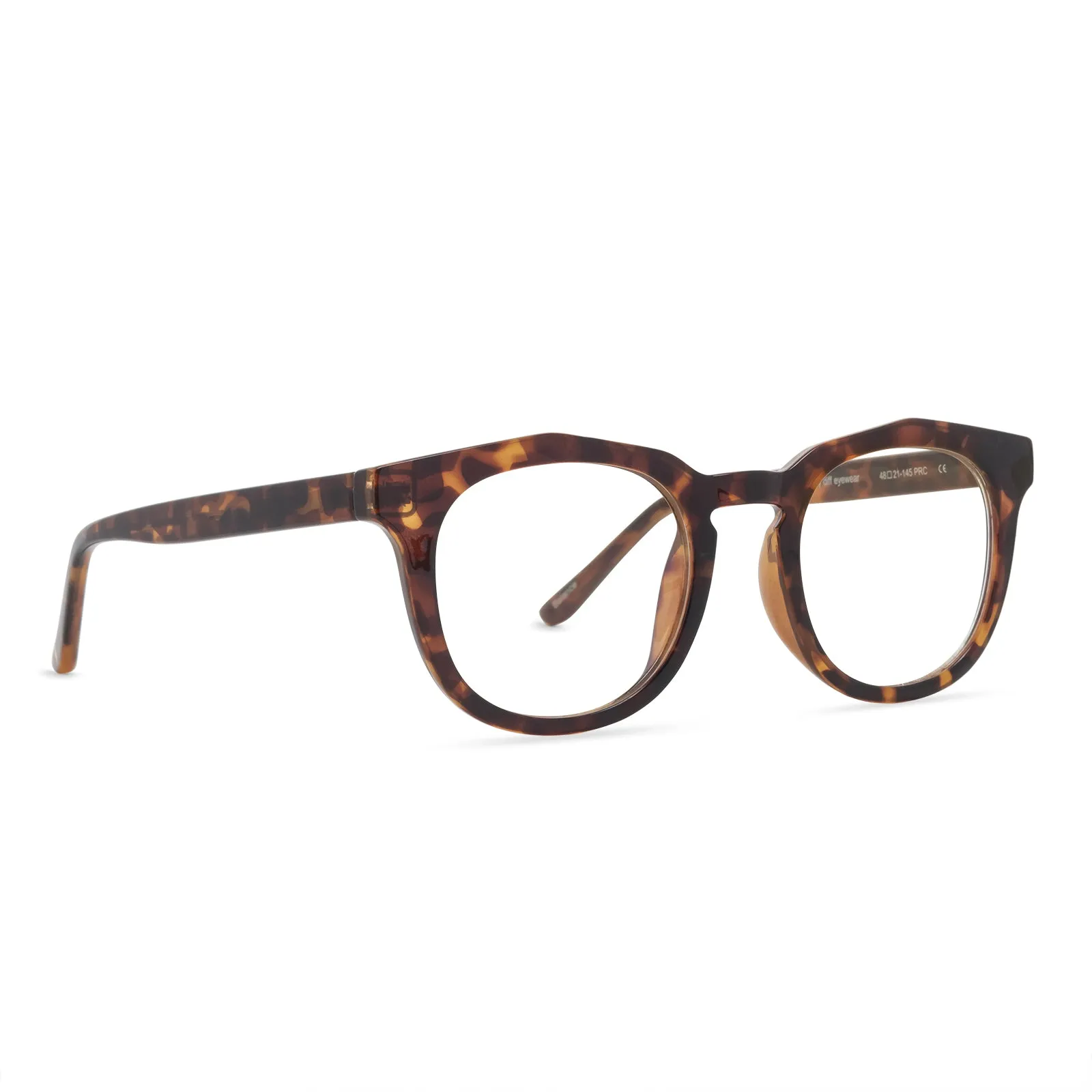 WOMEN'S HEALTH BALANCE - CARAMEL TORTOISE + BLUE LIGHT TECHNOLOGY sold by Diff Eyewear product image thumbnail 2