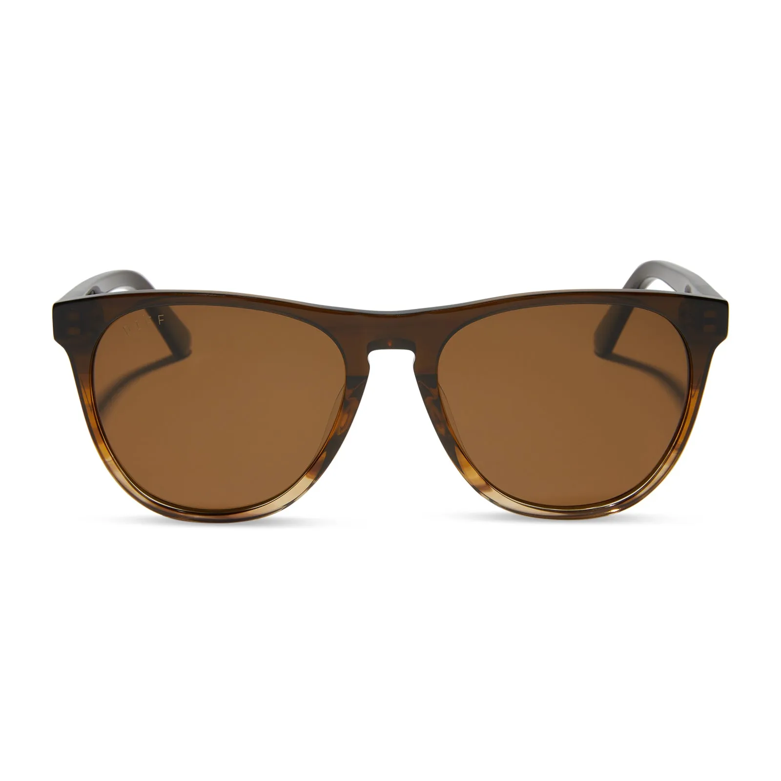 DARREN - MATTE RICH TORTOISE + BROWN + POLARIZED SUNGLASSES sold by Diff Eyewear