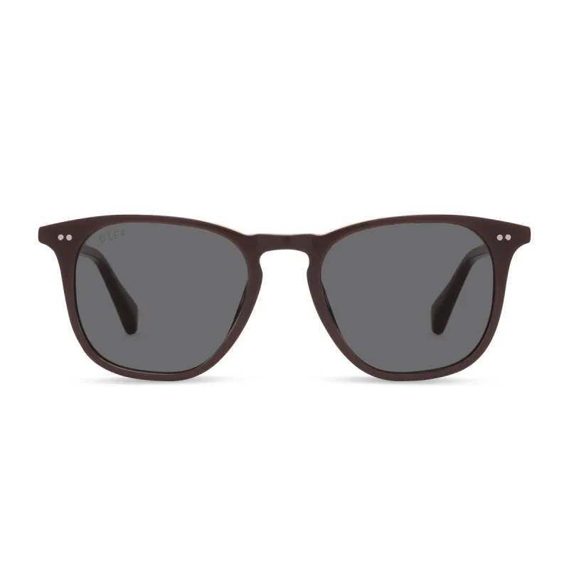 MAXWELL - CLARET + GREY SUNGLASSES sold by Diff Eyewear
