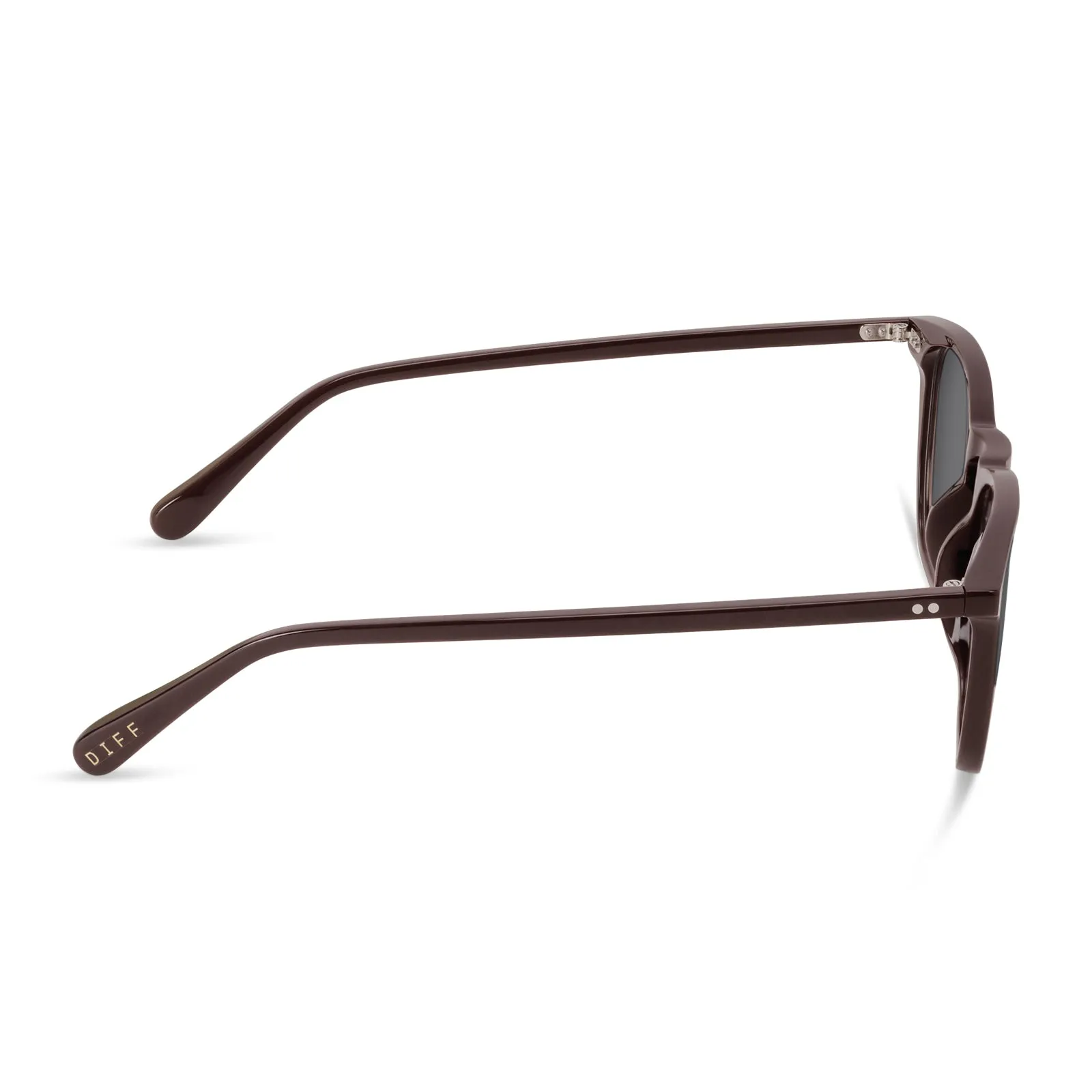 MAXWELL - CLARET + GREY SUNGLASSES sold by Diff Eyewear product image thumbnail 2