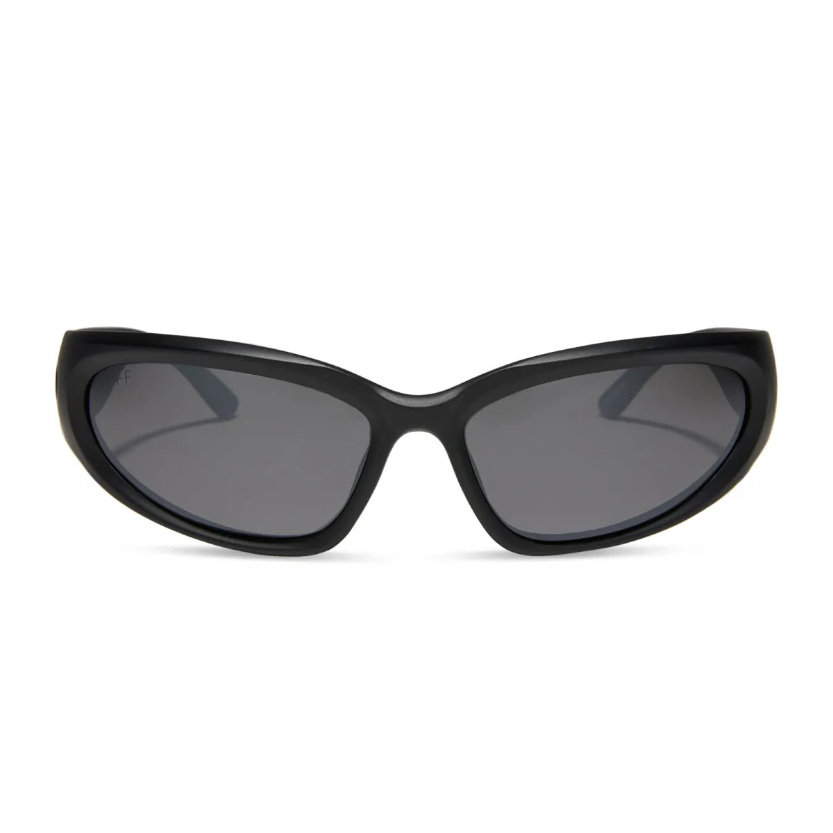 SIDE OUT - MATTE BLACK + GREY W/ SILVER FLASH + POLARIZED SUNGLASSES sold by Diff Eyewear
