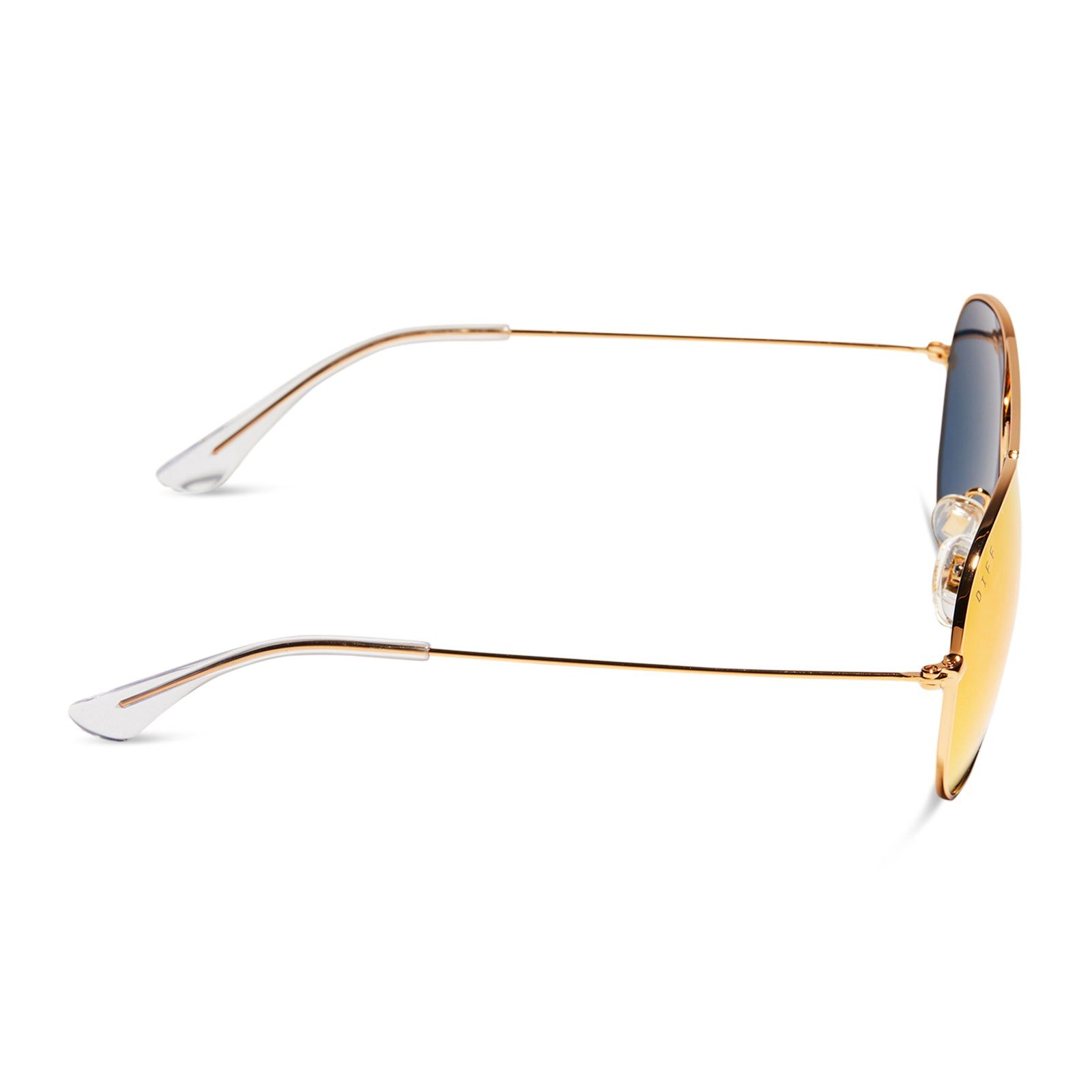 CRUZ XS - GOLD + SUNSET MIRROR SUNGLASSES sold by Diff Eyewear product image thumbnail 3