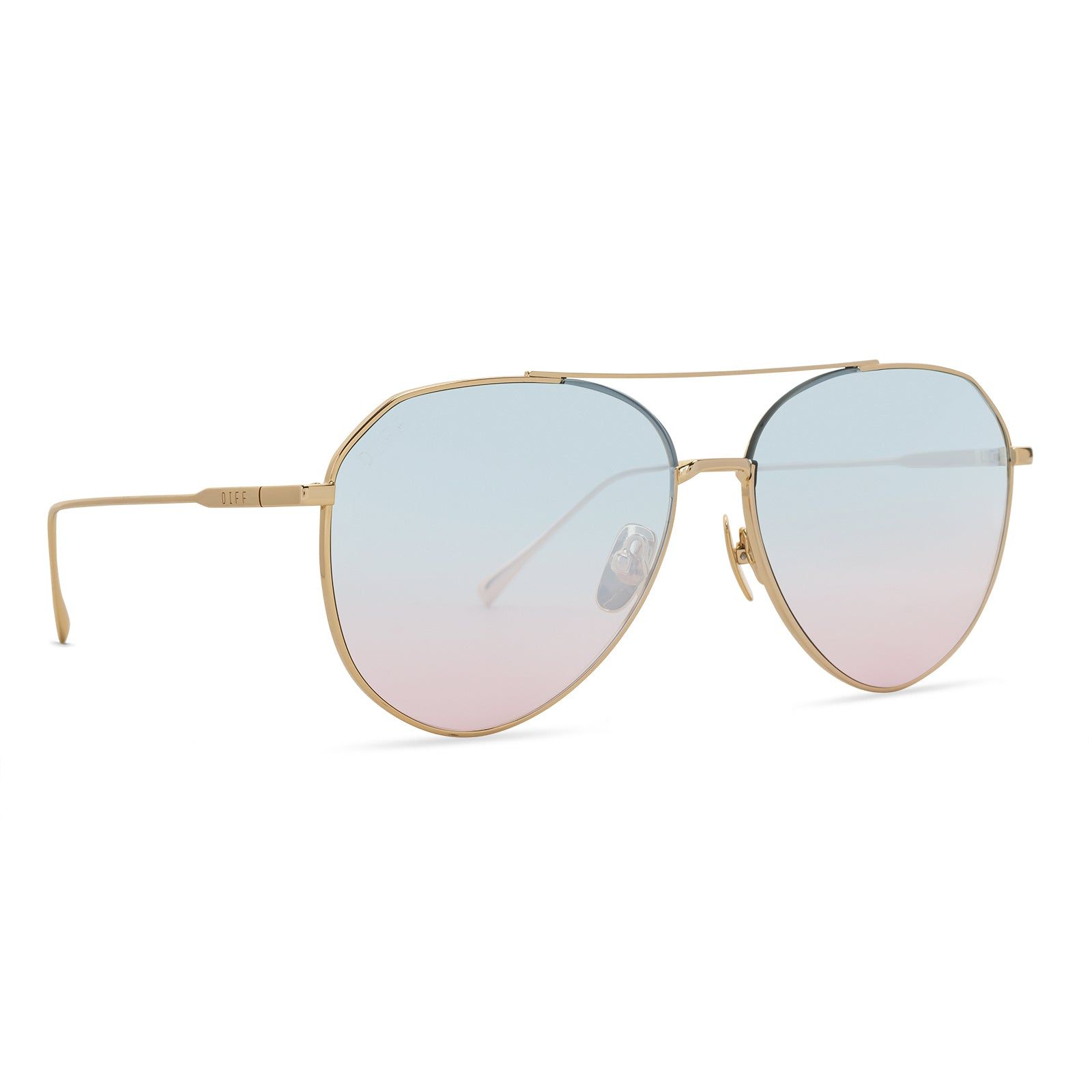 DASH - GOLD + BLUE TO LAVENDER FLASH SUNGLASSES sold by Diff Eyewear product image thumbnail 2