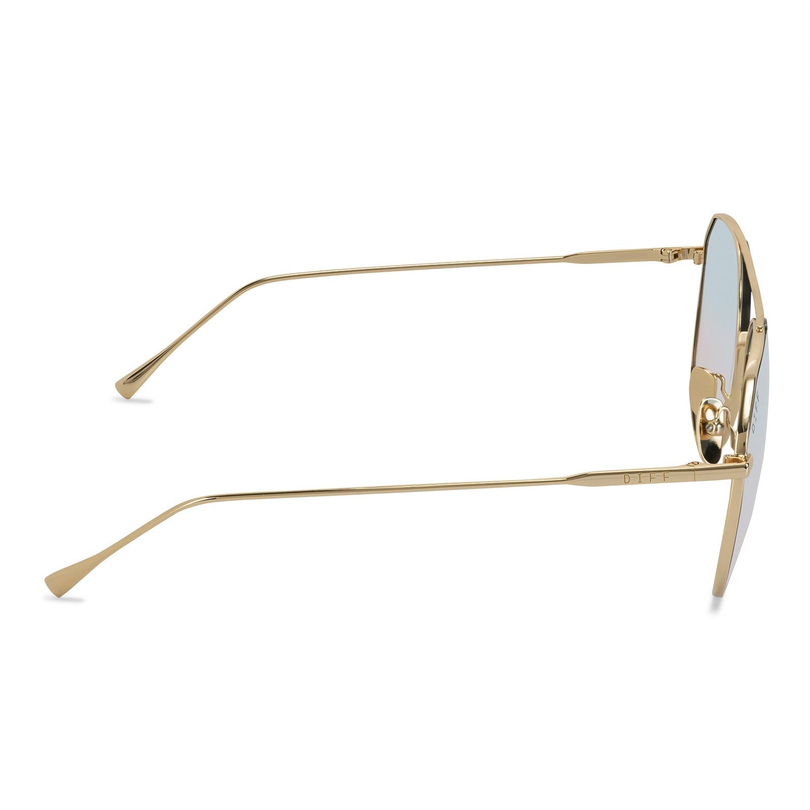 DASH - GOLD + BLUE TO LAVENDER FLASH SUNGLASSES sold by Diff Eyewear product image thumbnail 4