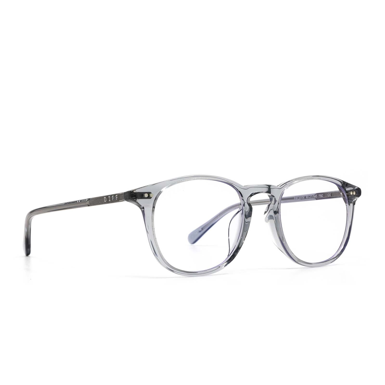 JAXSON - SMOKE CRYSTAL + BLUE LIGHT TECHNOLOGY GLASSES sold by Diff Eyewear product image thumbnail 2