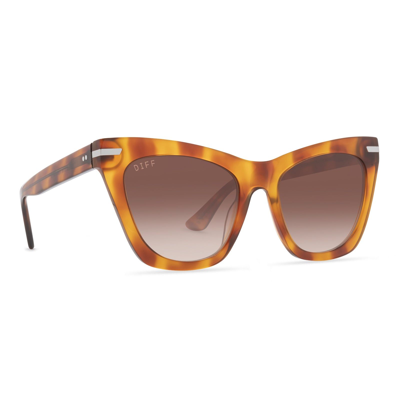 ALYSSA - ANDES TORTOISE + BROWN GRADIENT SUNGLASSES sold by Diff Eyewear product image thumbnail 2
