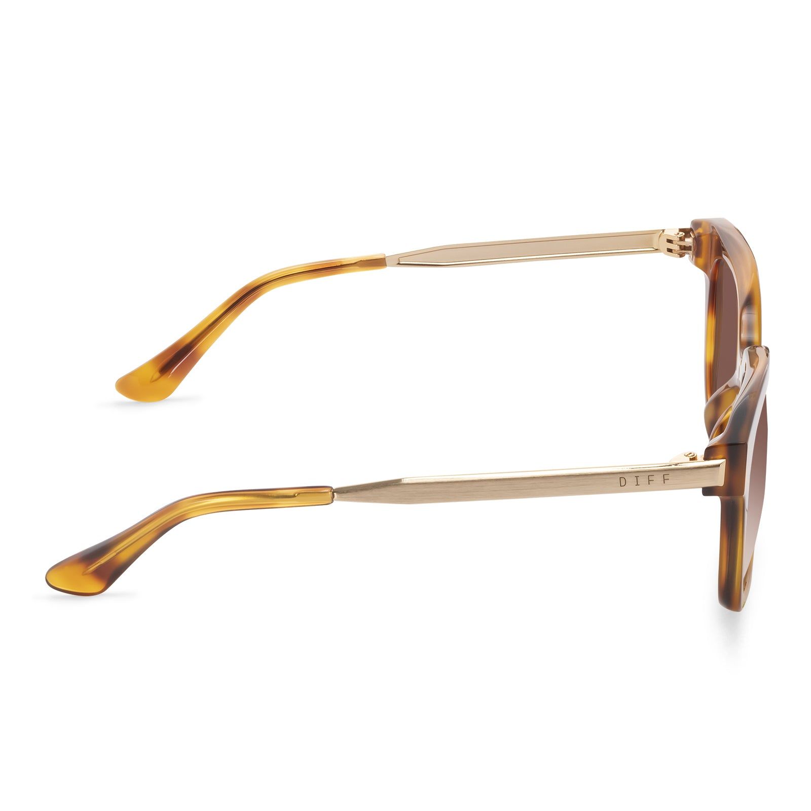 ALYSSA - ANDES TORTOISE + BROWN GRADIENT SUNGLASSES sold by Diff Eyewear product image thumbnail 3