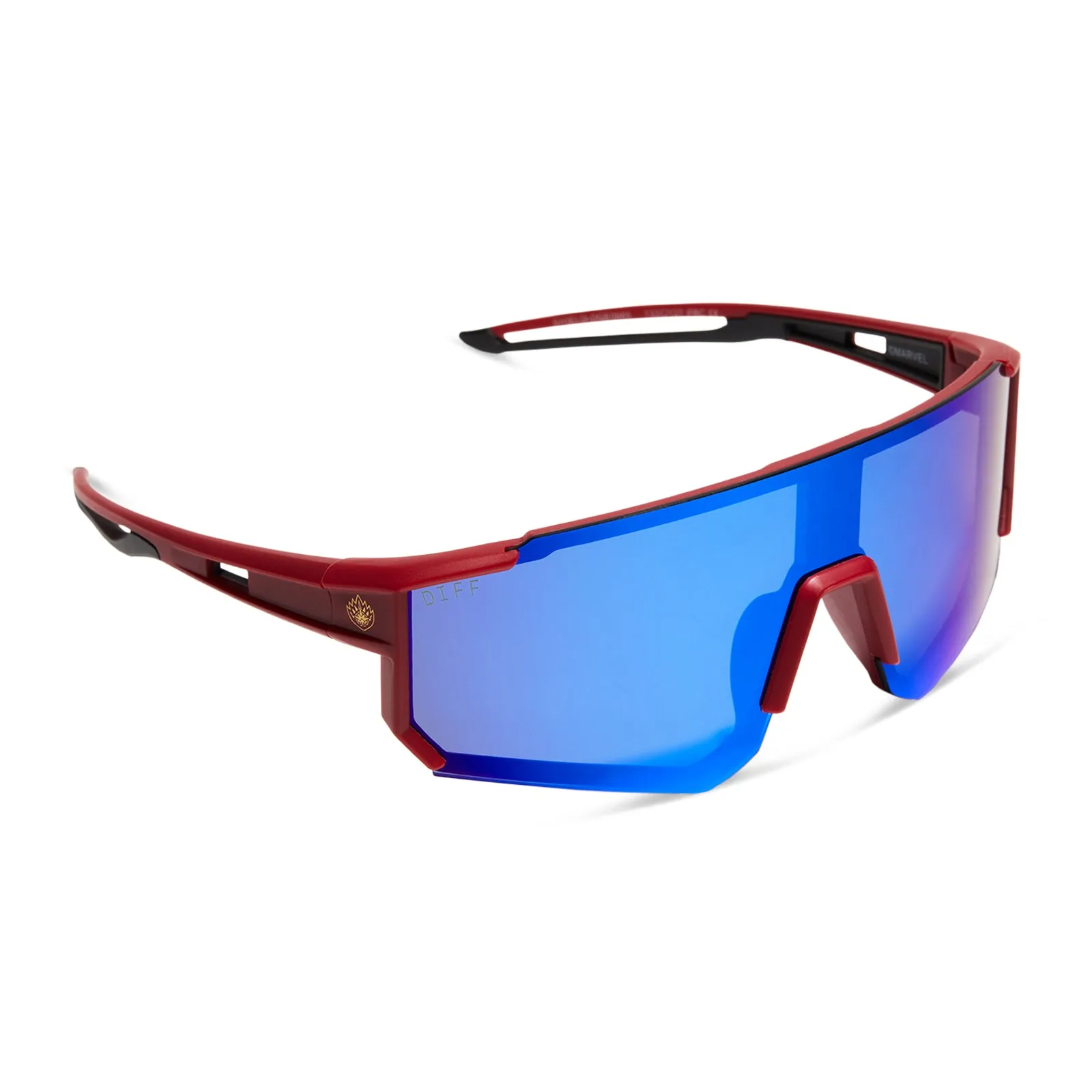 TEAM SUIT - DEEP SPACE BLACK/RED + SPACE BLUE MIRROR + POLARIZED SUNGLASSES sold by Diff Eyewear product image thumbnail 2