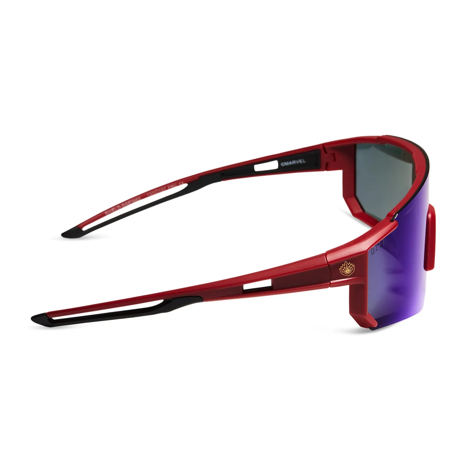 TEAM SUIT - DEEP SPACE BLACK/RED + SPACE BLUE MIRROR + POLARIZED SUNGLASSES sold by Diff Eyewear product image thumbnail 3