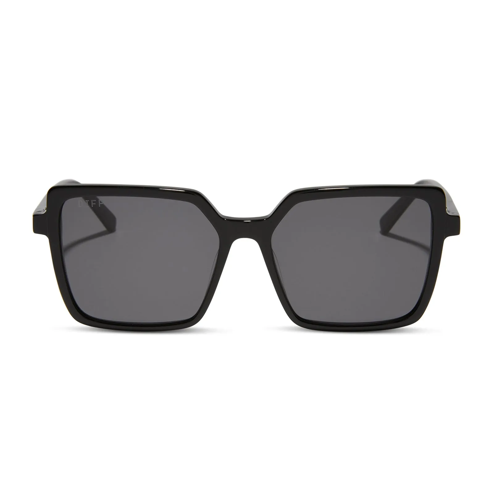 ESME - BLACK + GREY + POLARIZED SUNGLASSES sold by Diff Eyewear