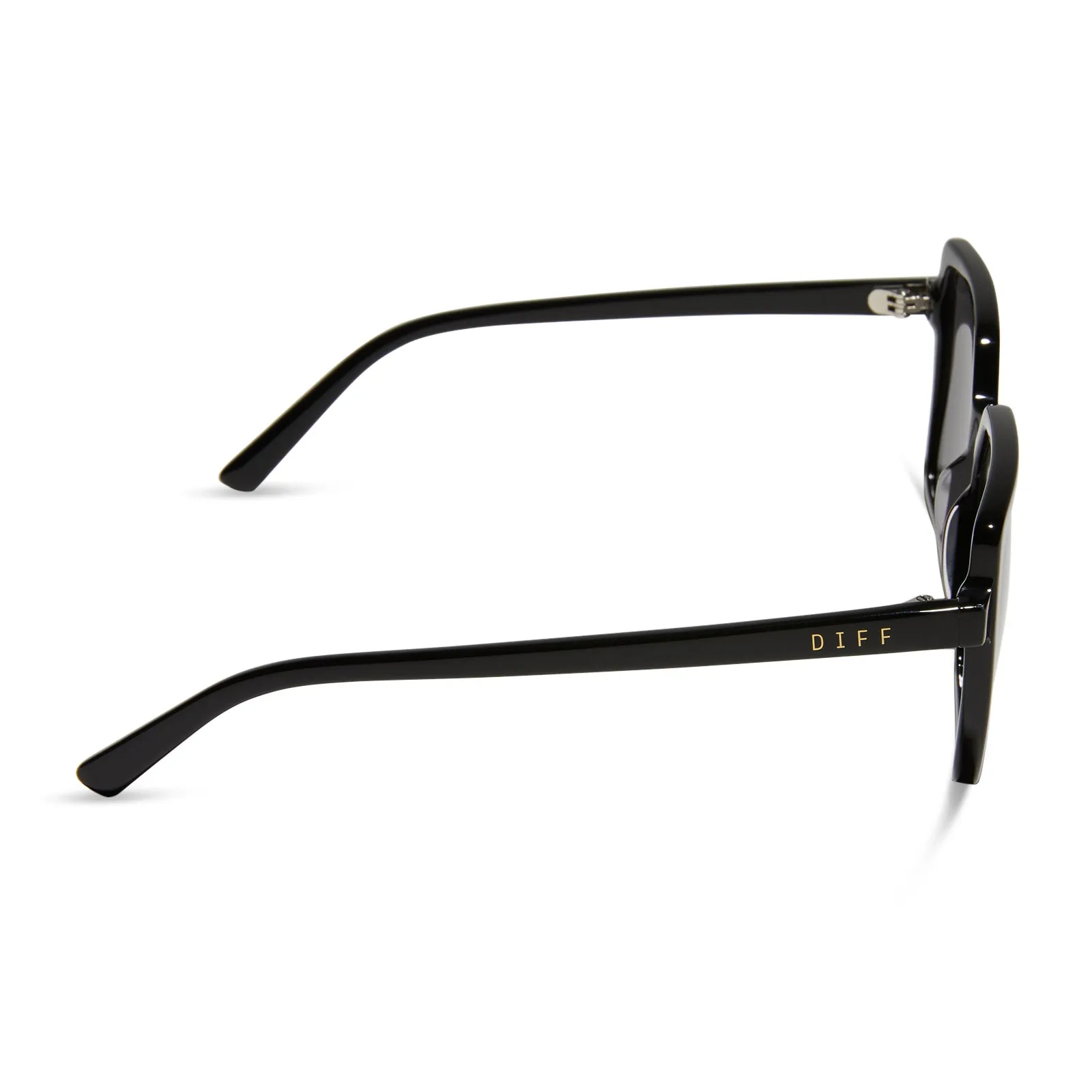 ESME - BLACK + GREY + POLARIZED SUNGLASSES sold by Diff Eyewear product image thumbnail 3