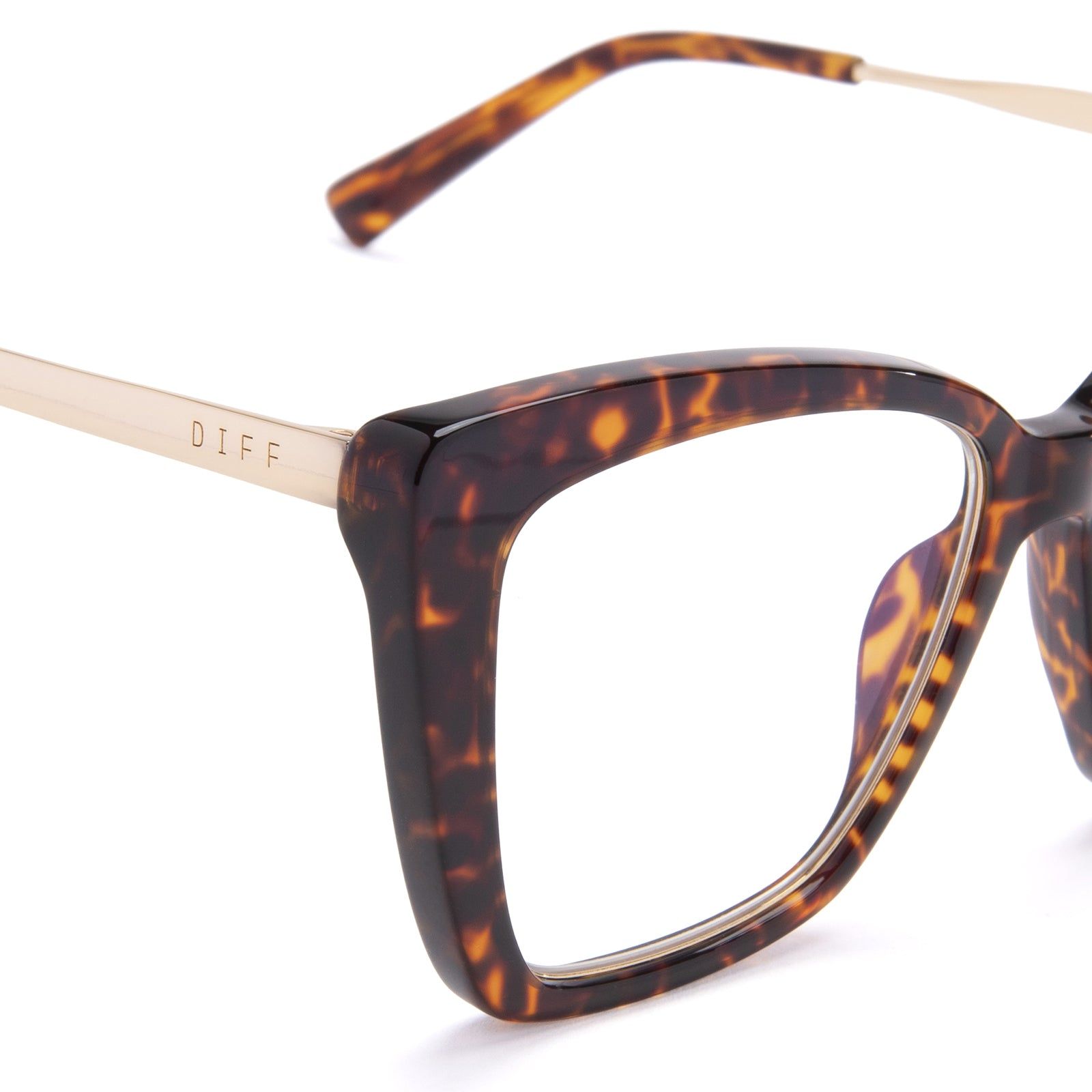 BECKY IV - WILDCAT LEOPARD + BLUE LIGHT TECHNOLOGY GLASSES sold by Diff Eyewear product image thumbnail 3
