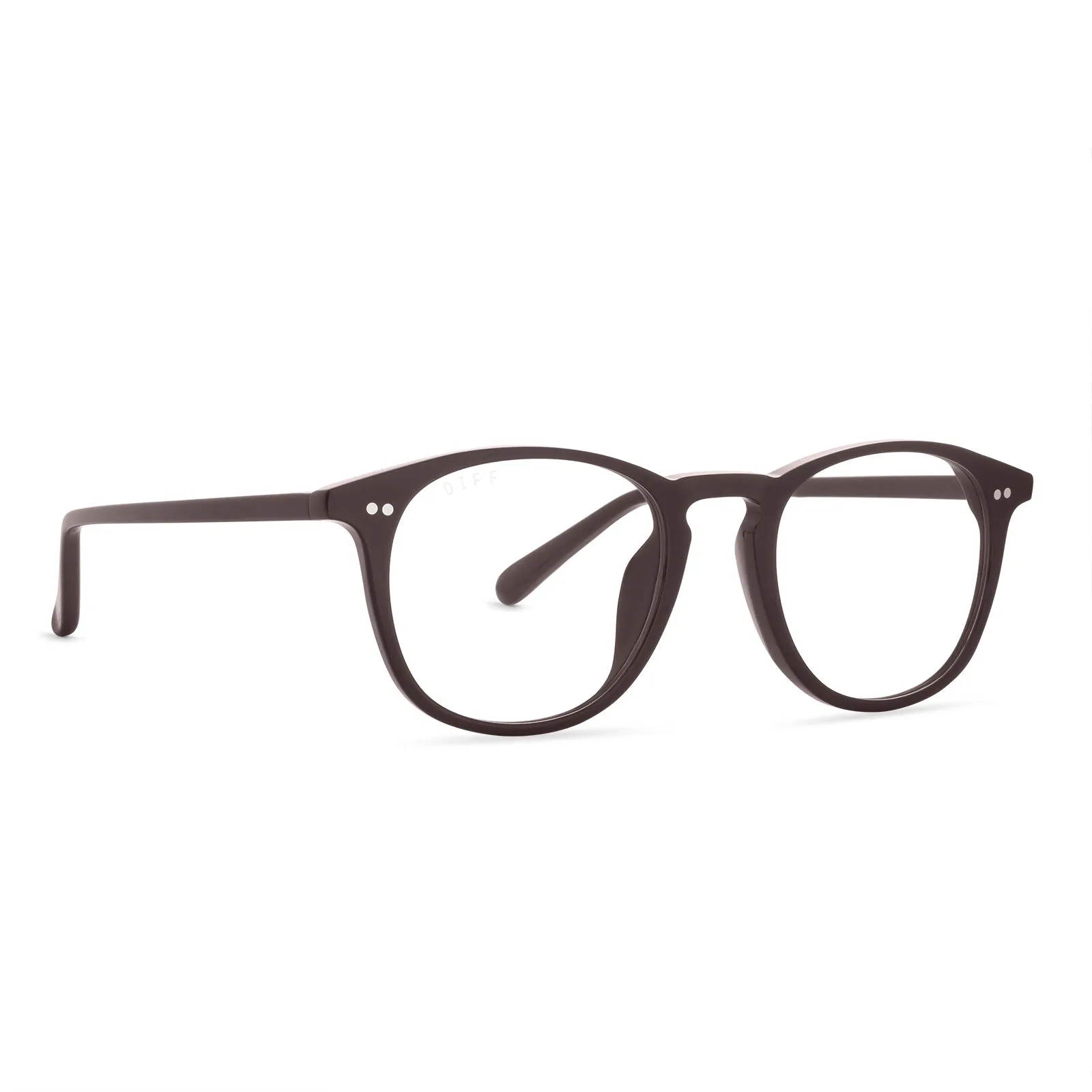 JAXSON - CLARET + BLUE LIGHT TECHNOLOGY GLASSES sold by Diff Eyewear product image thumbnail 2