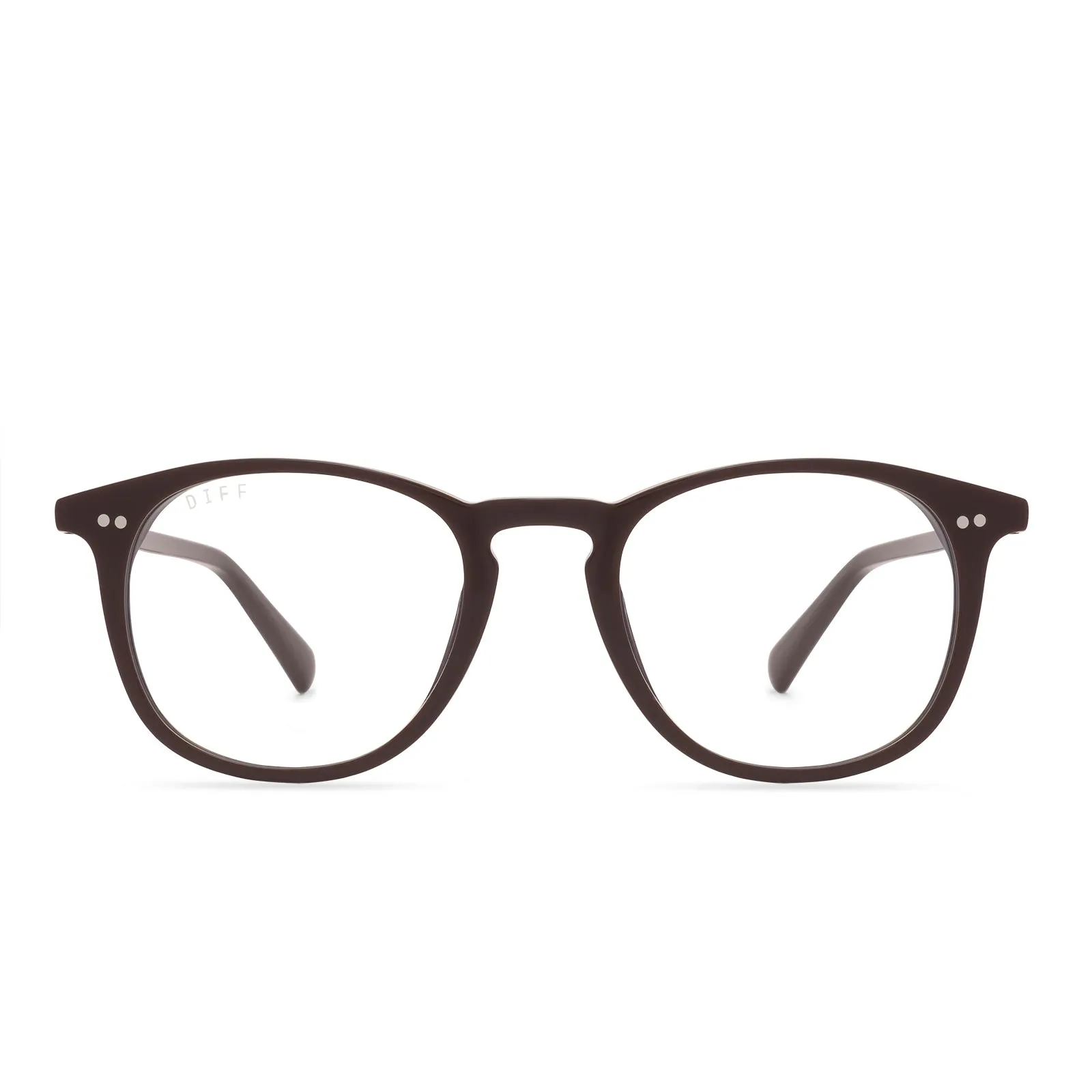 JAXSON - CLARET + BLUE LIGHT TECHNOLOGY GLASSES sold by Diff Eyewear