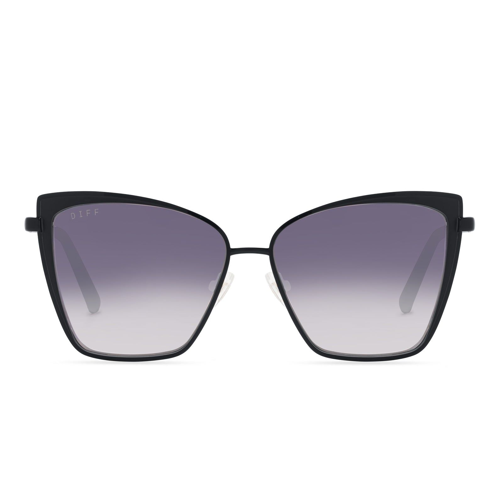 BECKY XS - BLACK + GREY GRADIENT SUNGLASSES sold by Diff Eyewear
