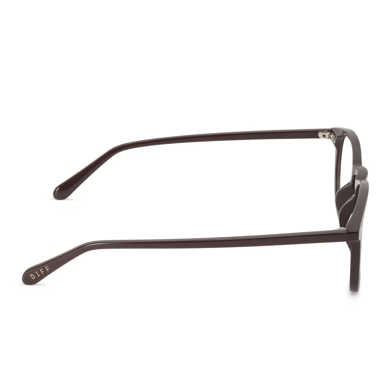 JAXSON - CLARET + BLUE LIGHT TECHNOLOGY GLASSES sold by Diff Eyewear product image thumbnail 4