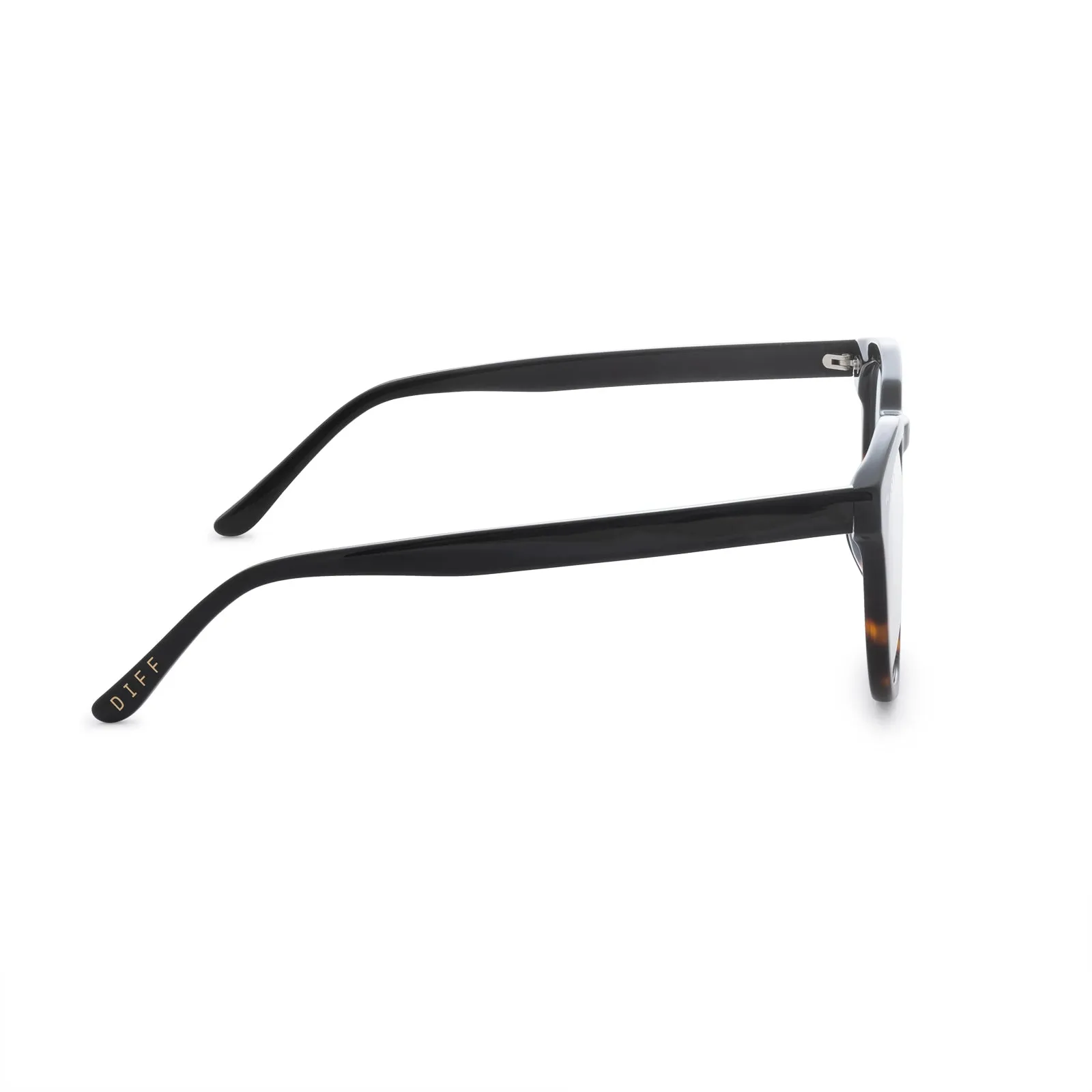 WESTON - BLACK + TORTOISE + BLUE LIGHT TECHNOLOGY GLASSES sold by Diff Eyewear product image thumbnail 3