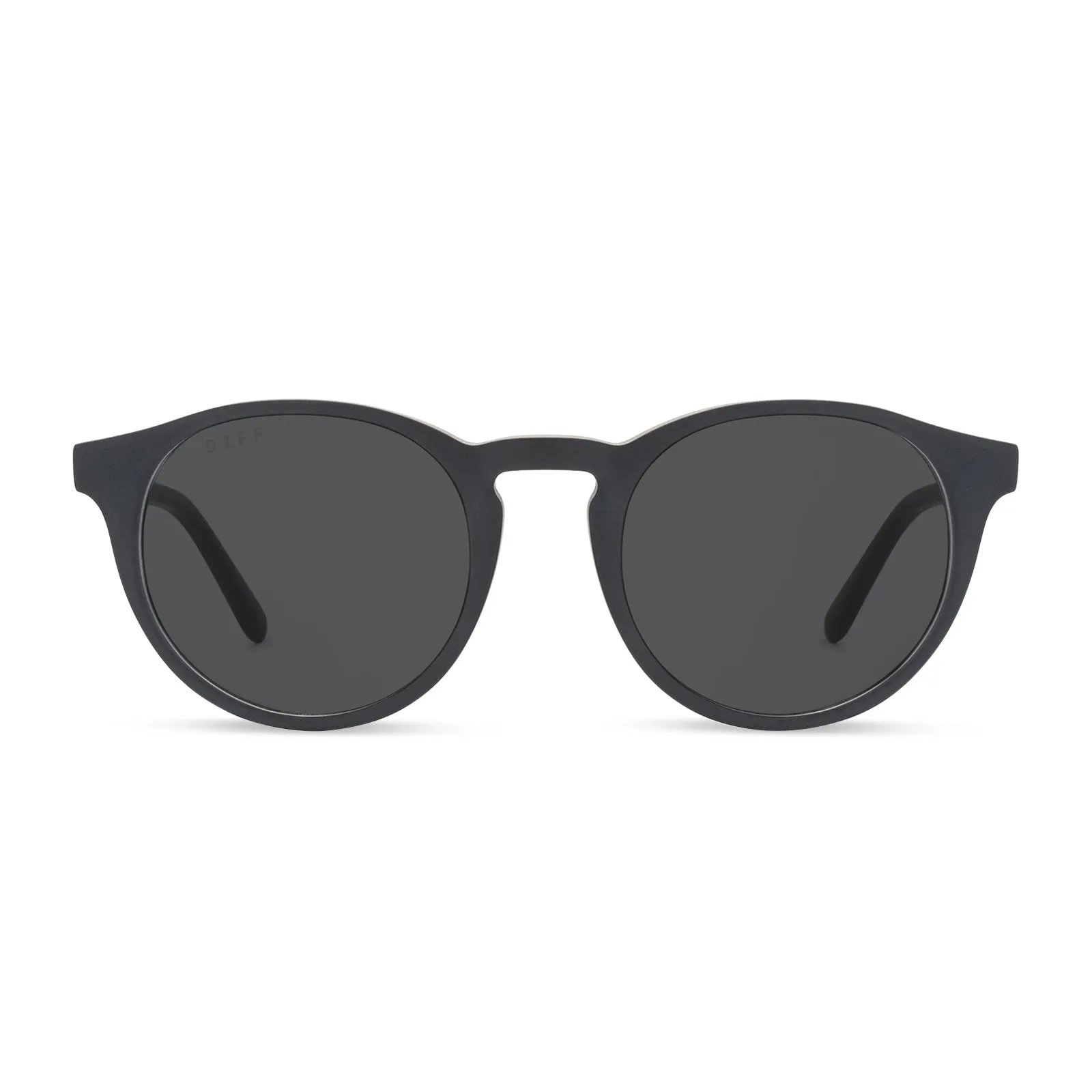 SAWYER - MATTE BLACK + GREY SUNGLASSES sold by Diff Eyewear