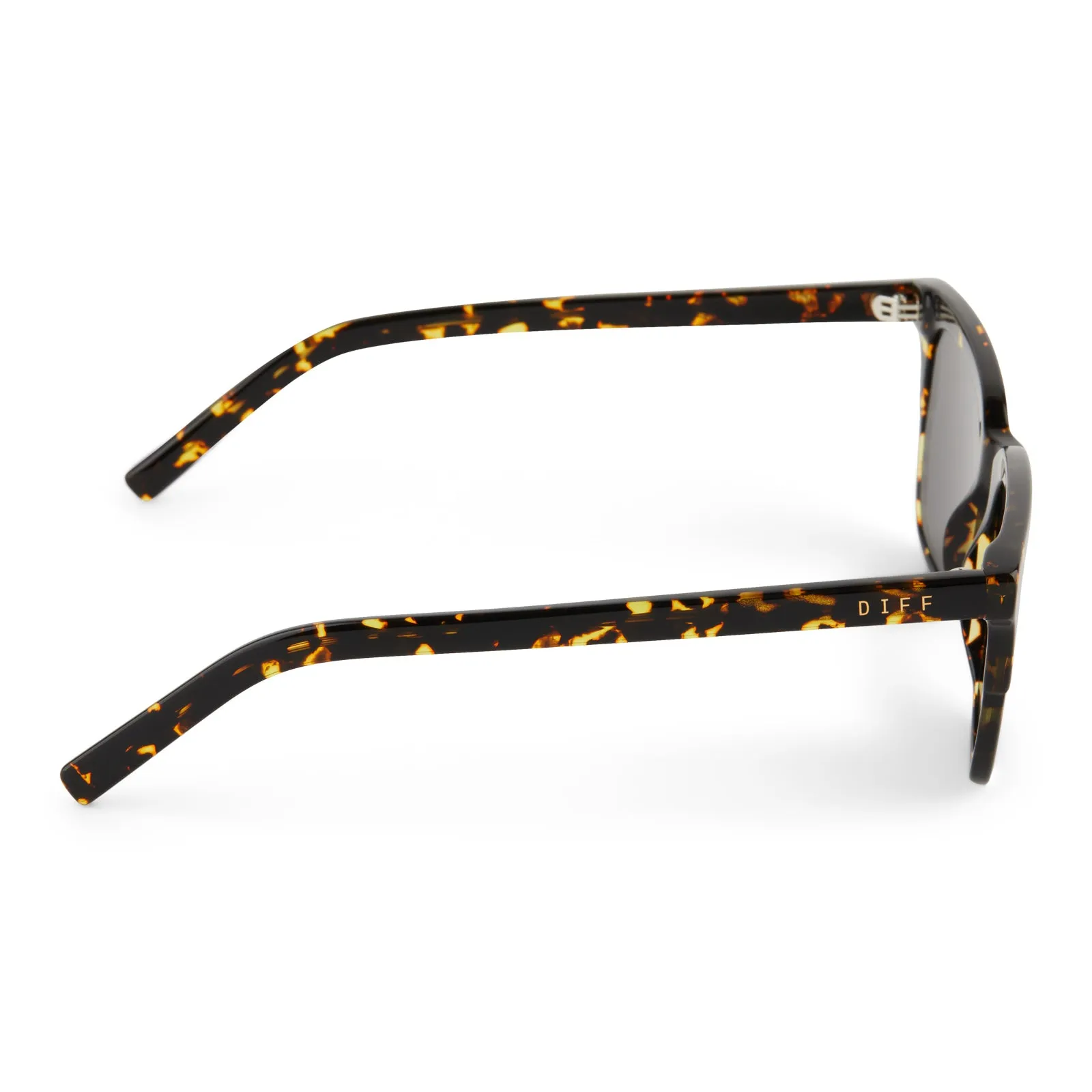 BILLIE - FIERY TORTOISE + GREY + POLARIZED SUNGLASSES sold by Diff Eyewear product image thumbnail 3