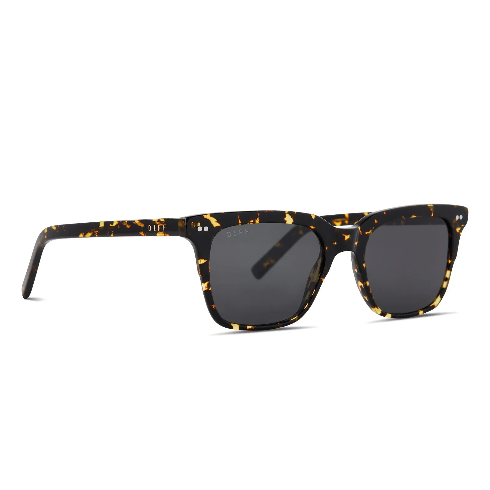 BILLIE - FIERY TORTOISE + GREY + POLARIZED SUNGLASSES sold by Diff Eyewear product image thumbnail 2