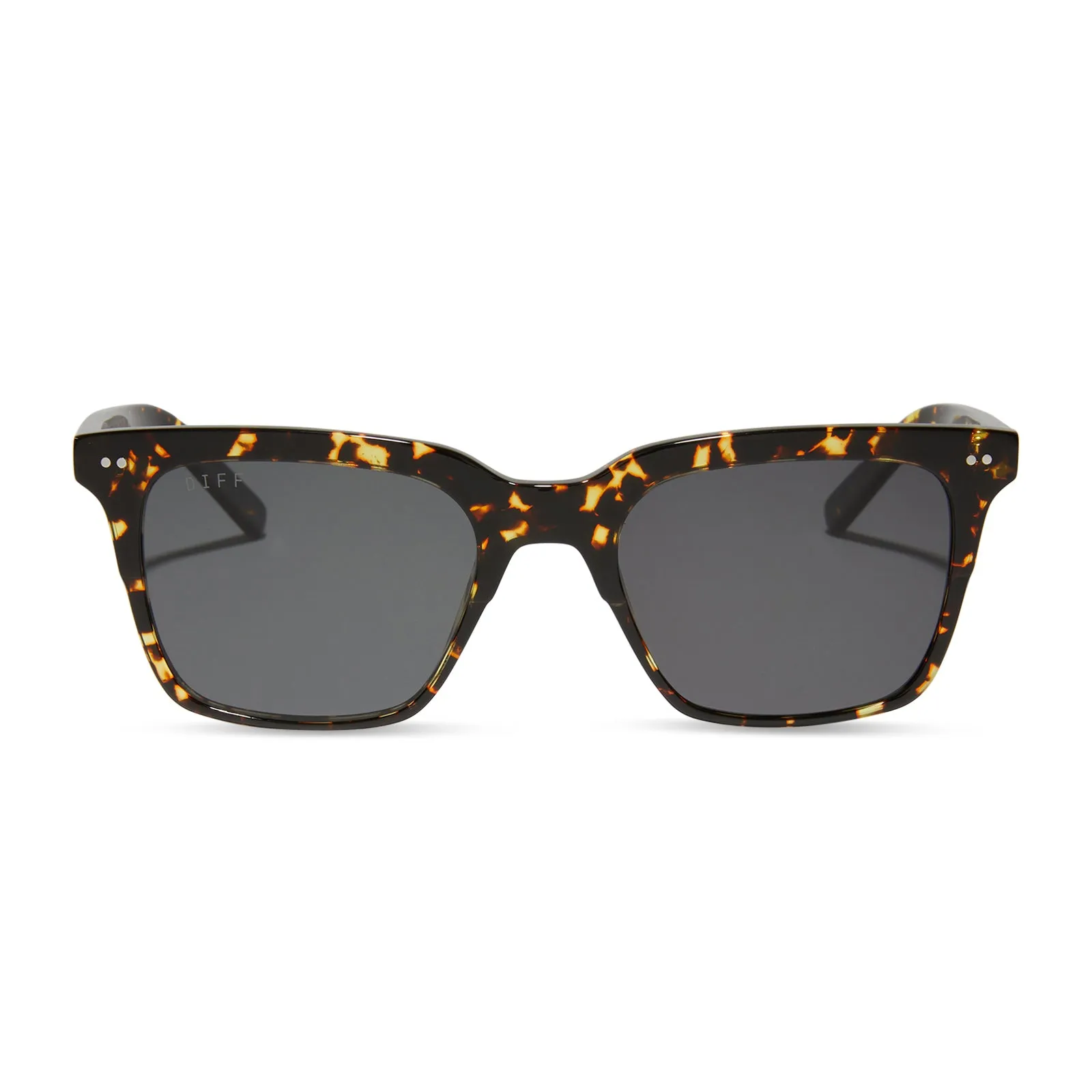 BILLIE - FIERY TORTOISE + GREY + POLARIZED SUNGLASSES sold by Diff Eyewear