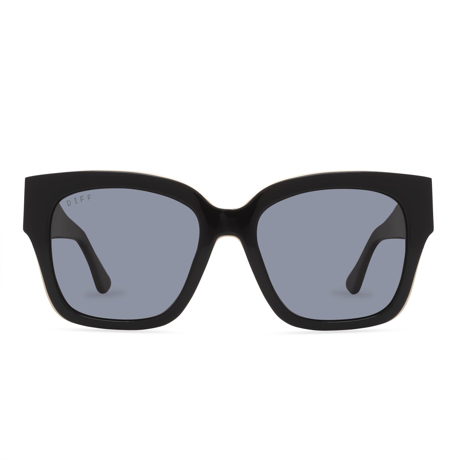 BELLA III - BLACK + GREY + POLARIZED SUNGLASSES sold by Diff Eyewear