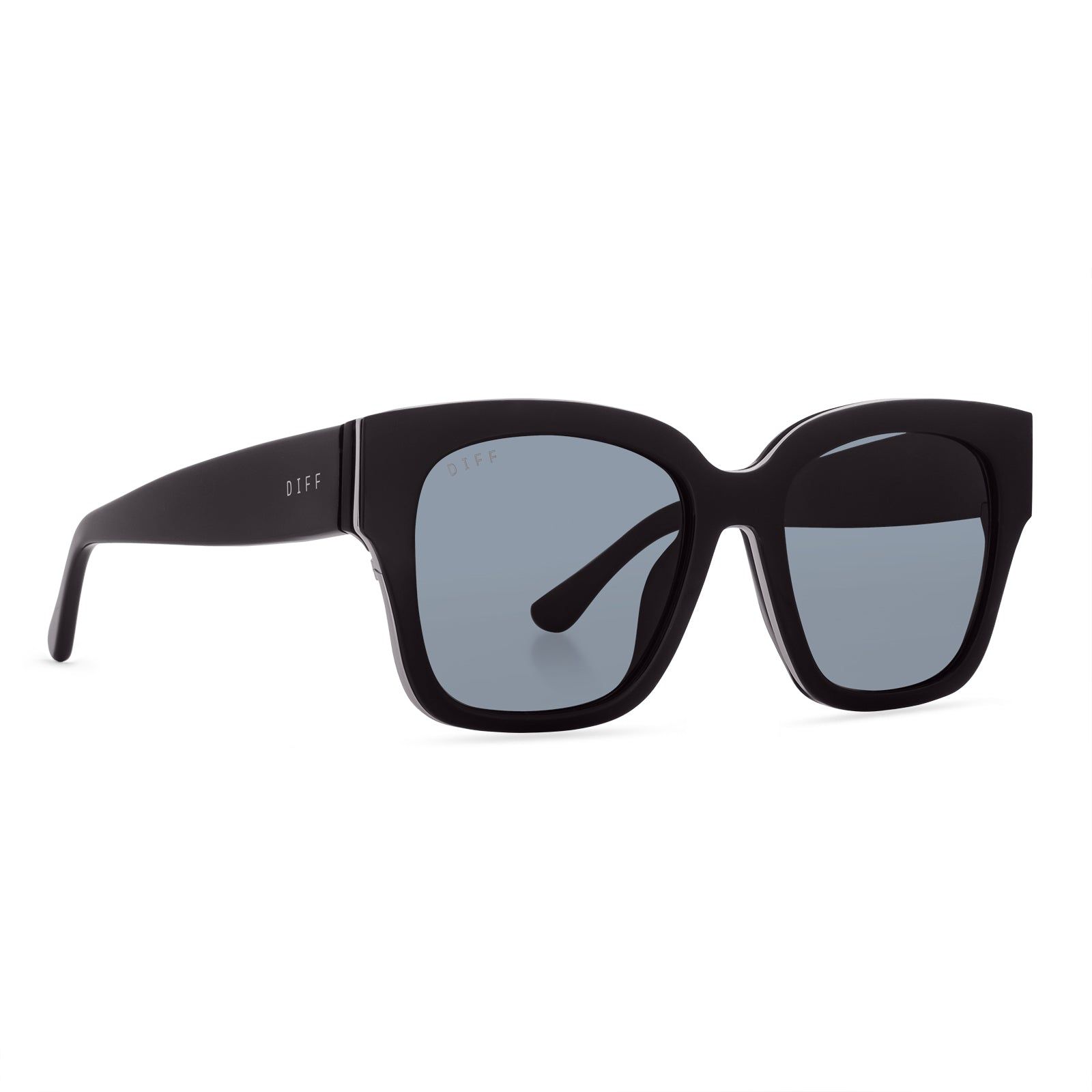 BELLA III - BLACK + GREY + POLARIZED SUNGLASSES sold by Diff Eyewear product image thumbnail 2