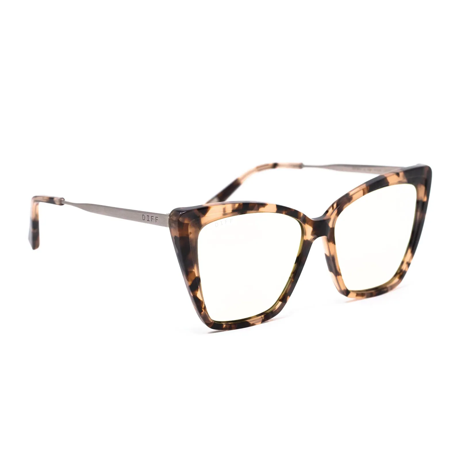 BECKY II - HIMALAYAN TORTOISE + GLASSES sold by Diff Eyewear product image thumbnail 2