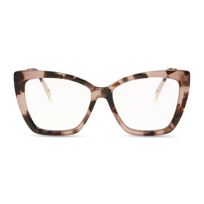 BECKY II - HIMALAYAN TORTOISE + GLASSES sold by Diff Eyewear
