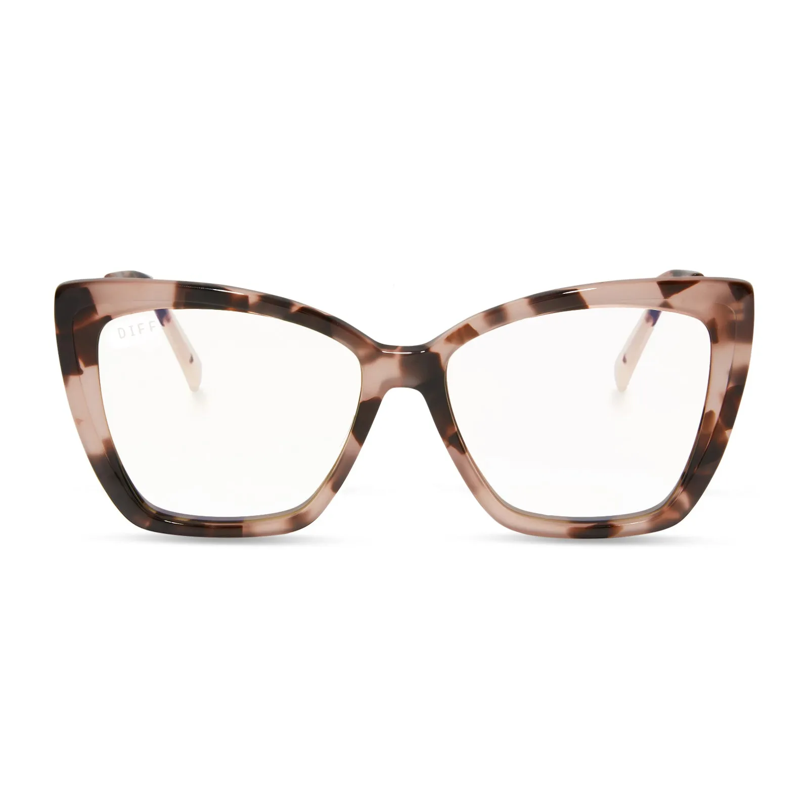 BECKY II - HIMALAYAN TORTOISE + GLASSES sold by Diff Eyewear